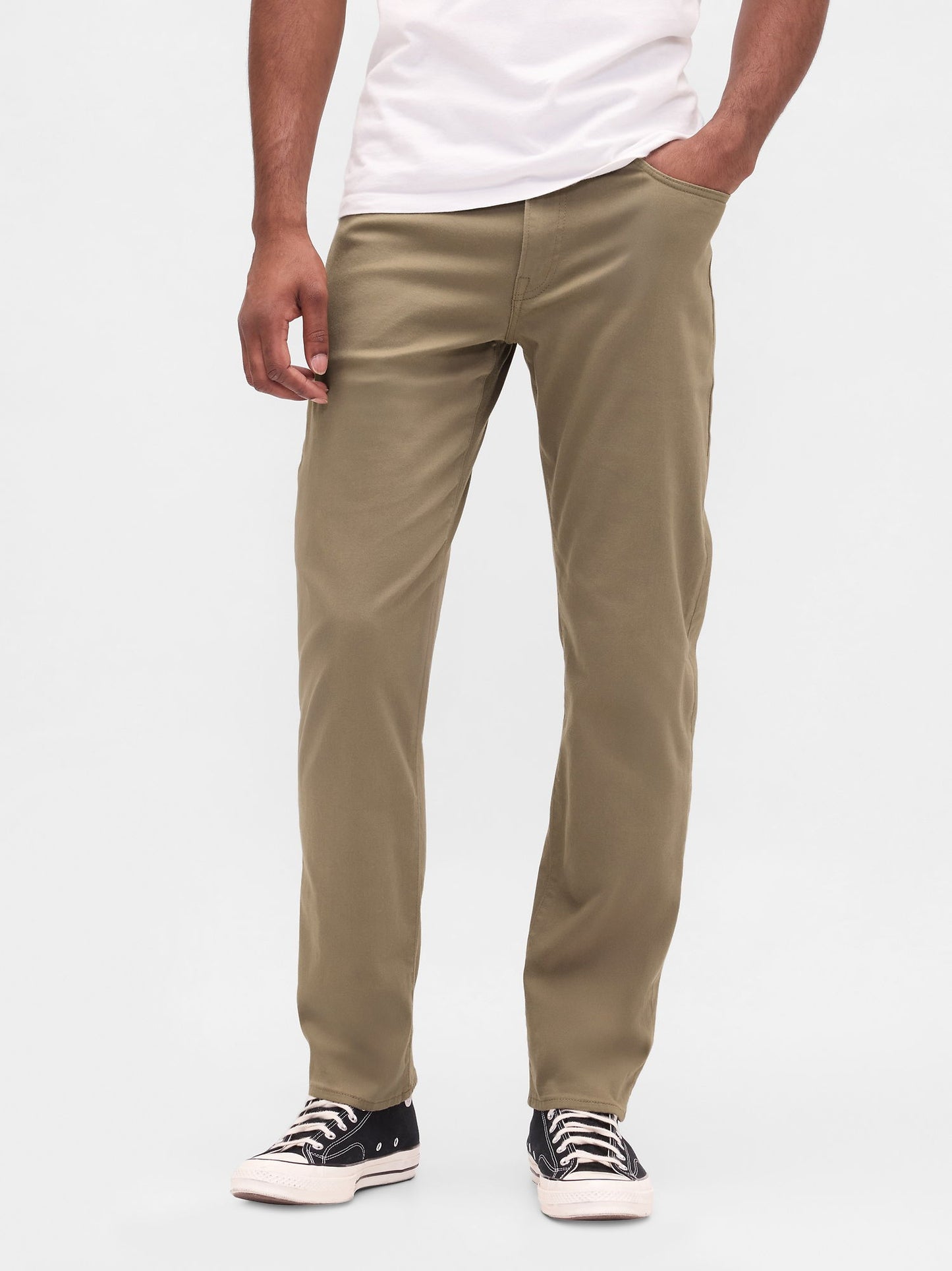 Bej Straight Fit City Jean Pantolon