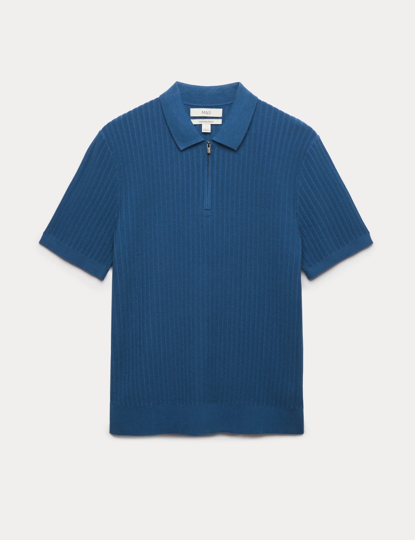 Pamuk Karışımlı Polo Yaka T-shirt