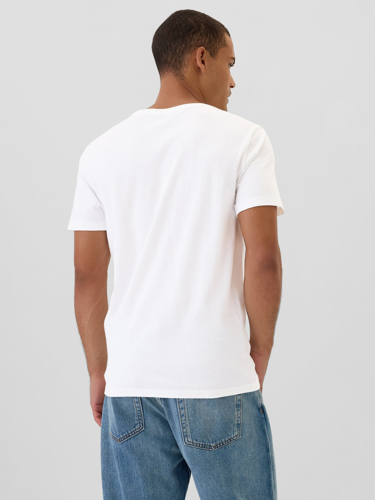 Beyaz Gap Logo Everyday Soft T-shirt