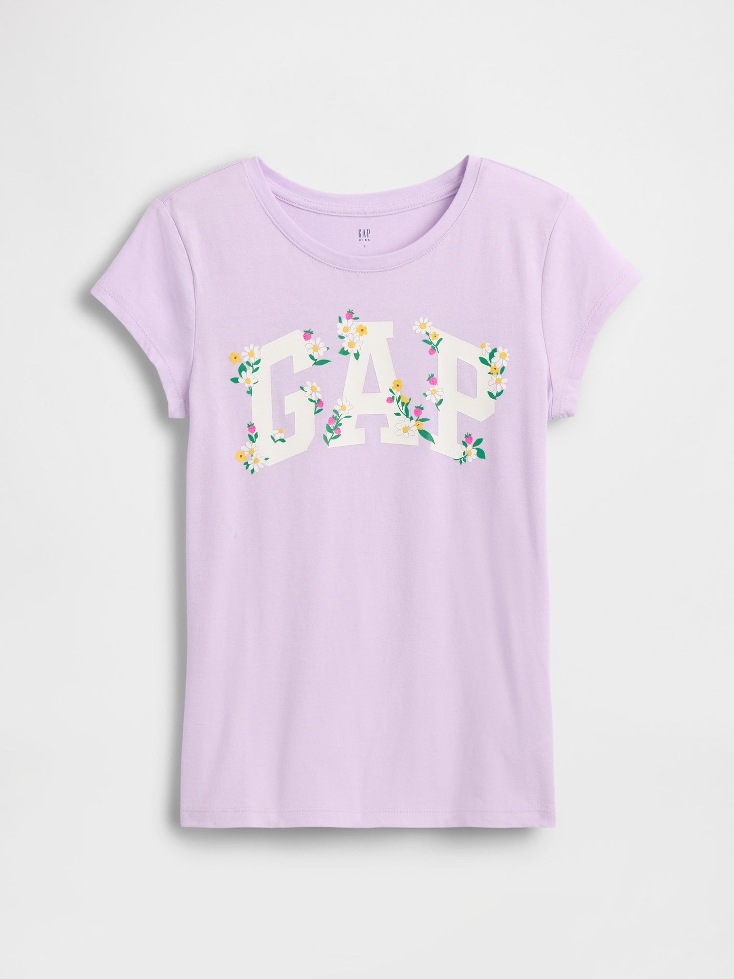 Lila Gap Logo T-shirt