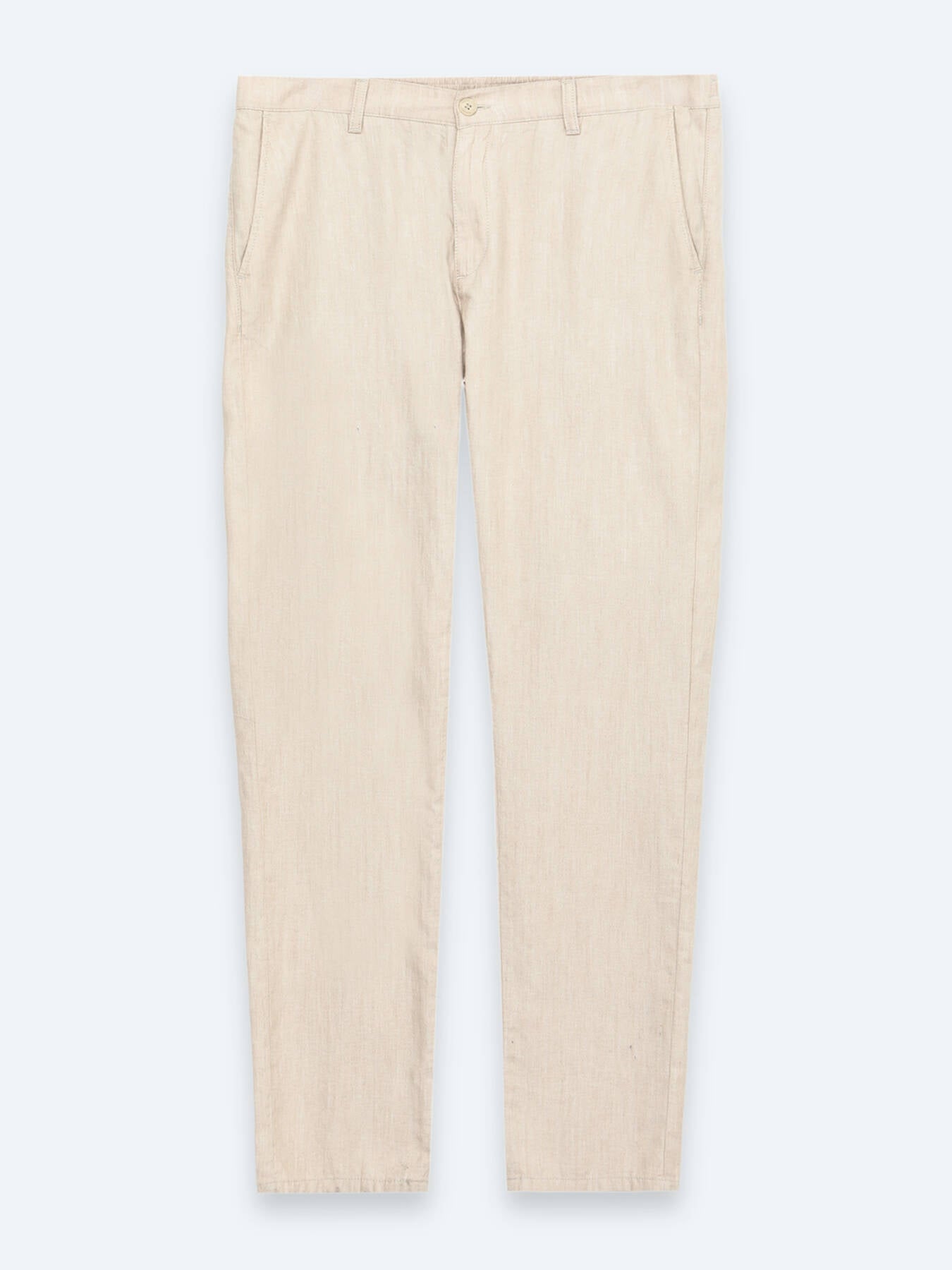 Bej Kumaş Jogging Fit Casual %100 Pamuk Pantolon
