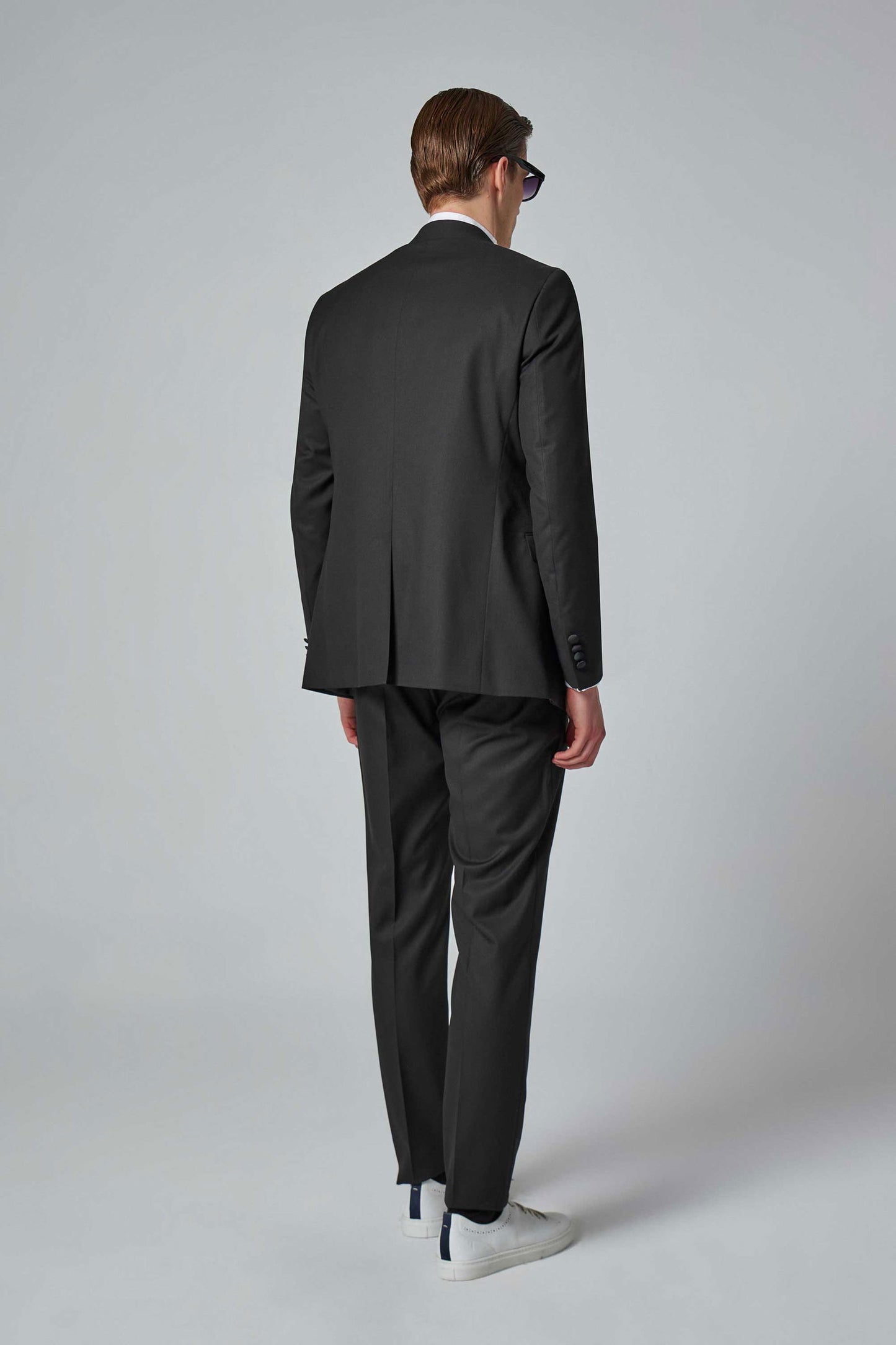 Tween Slim Fit Siyah Düz Smokin Takim Yelekli