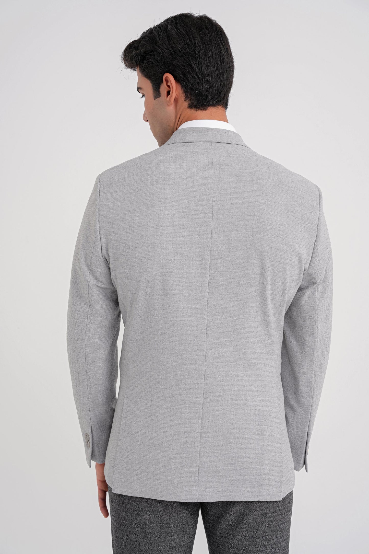 C 698 Ceket Regular Fit Gri-1 Casual