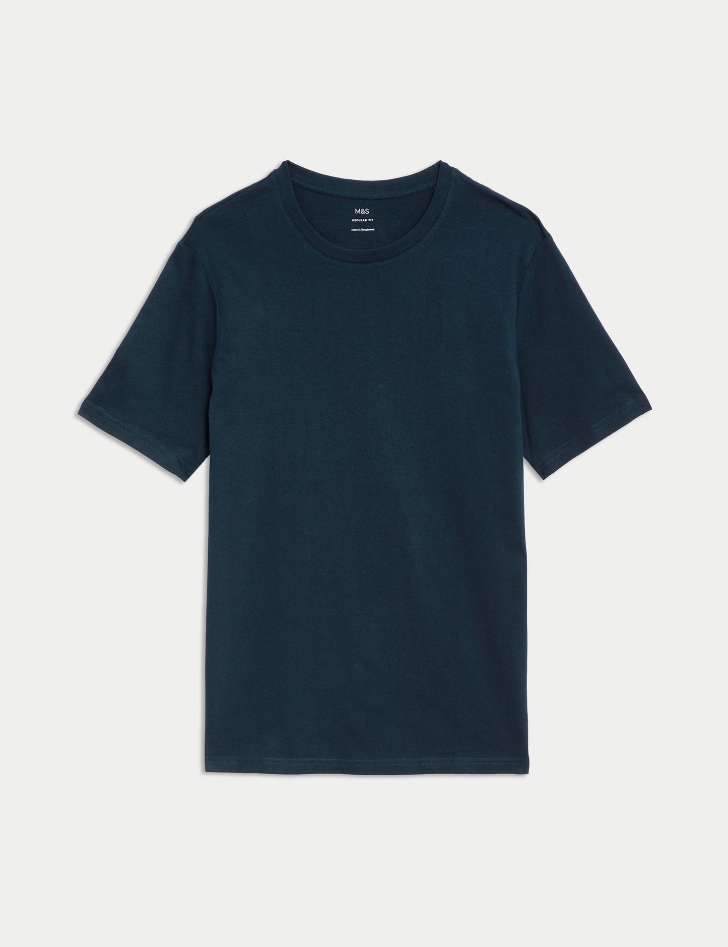 Saf Pamuklu Kısa Kollu T-shirt
