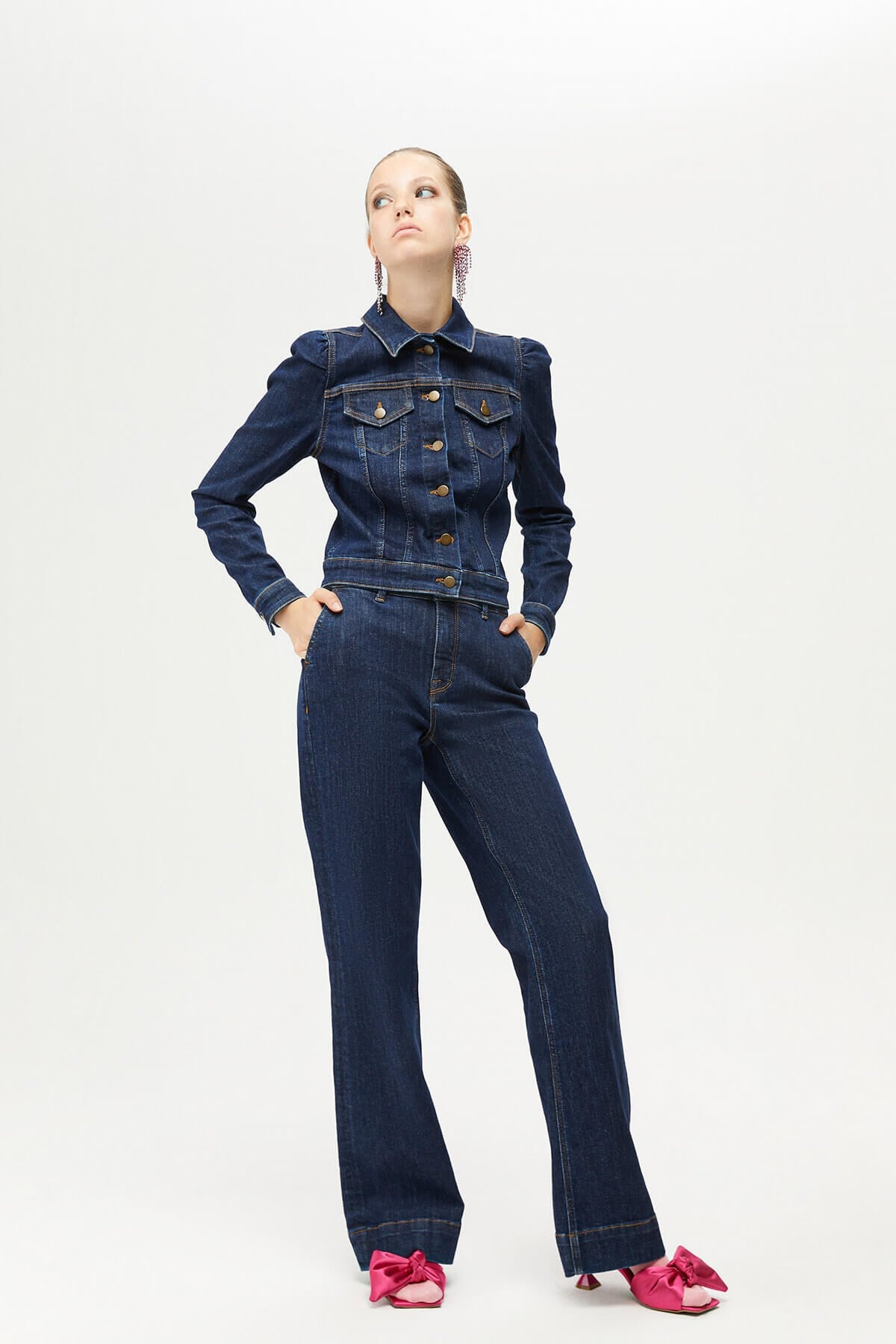 Kısa Denim Ceket