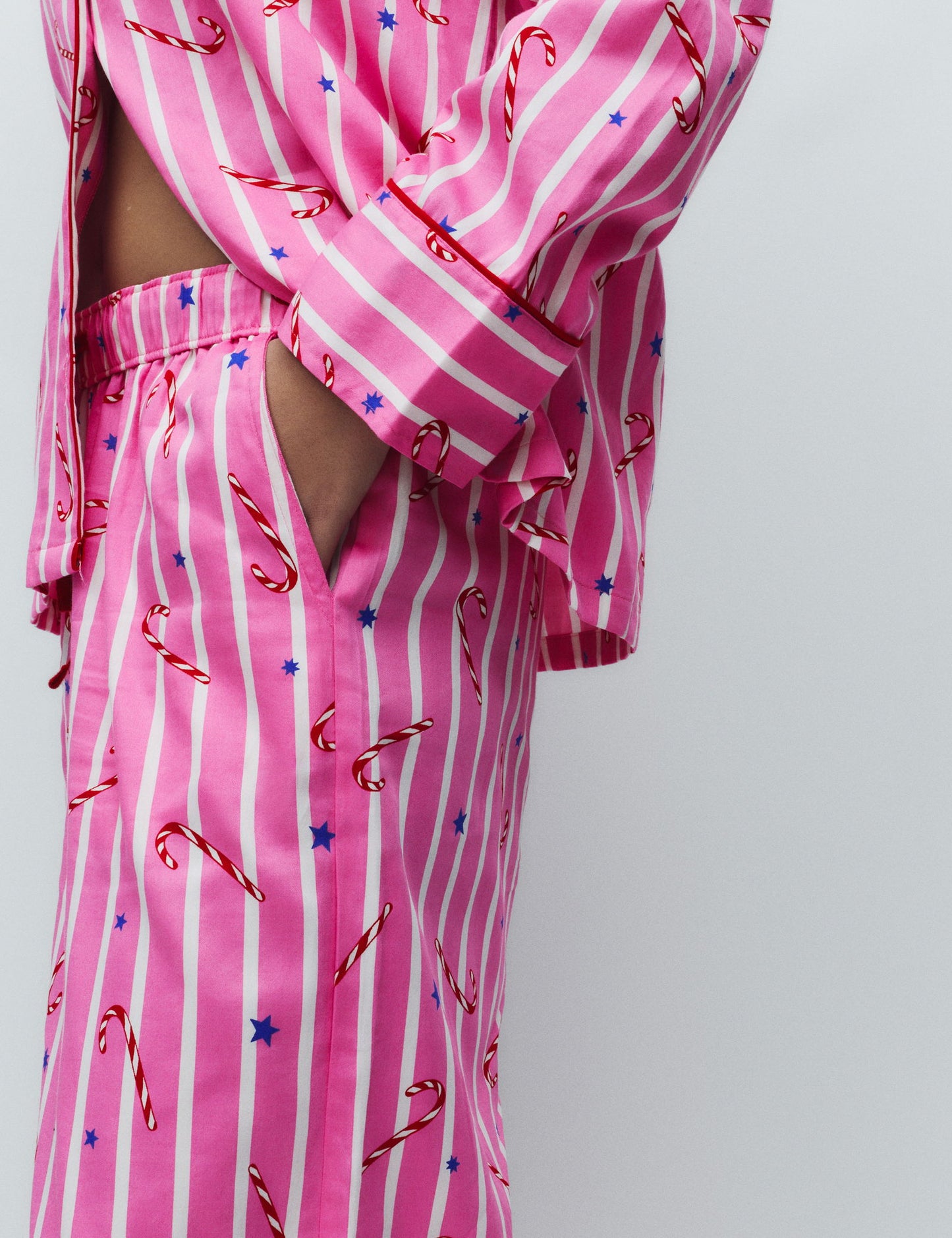 Pamuklu Saten Pijama Takımı