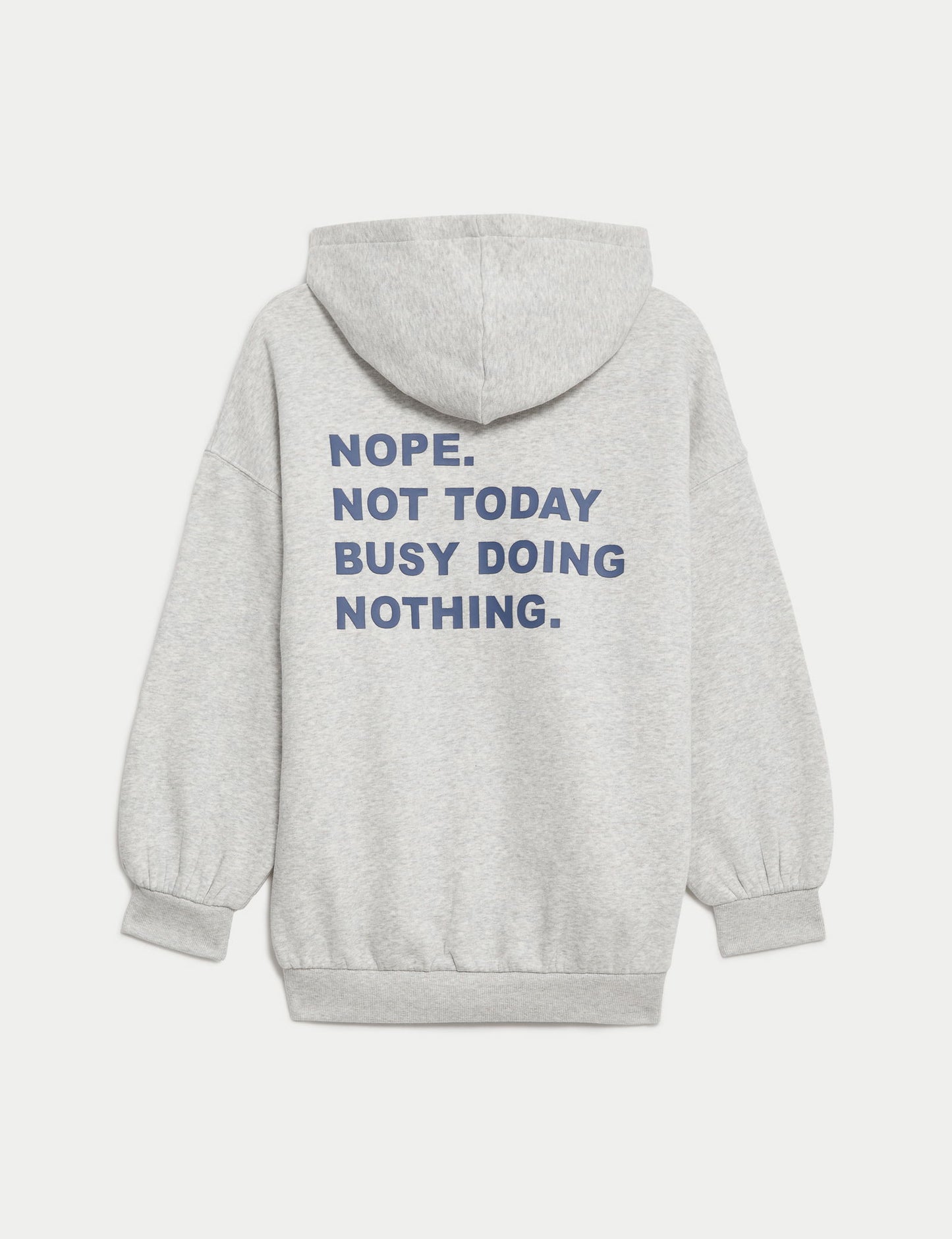 Pamuklı Slogan Desenli Sweatshirt