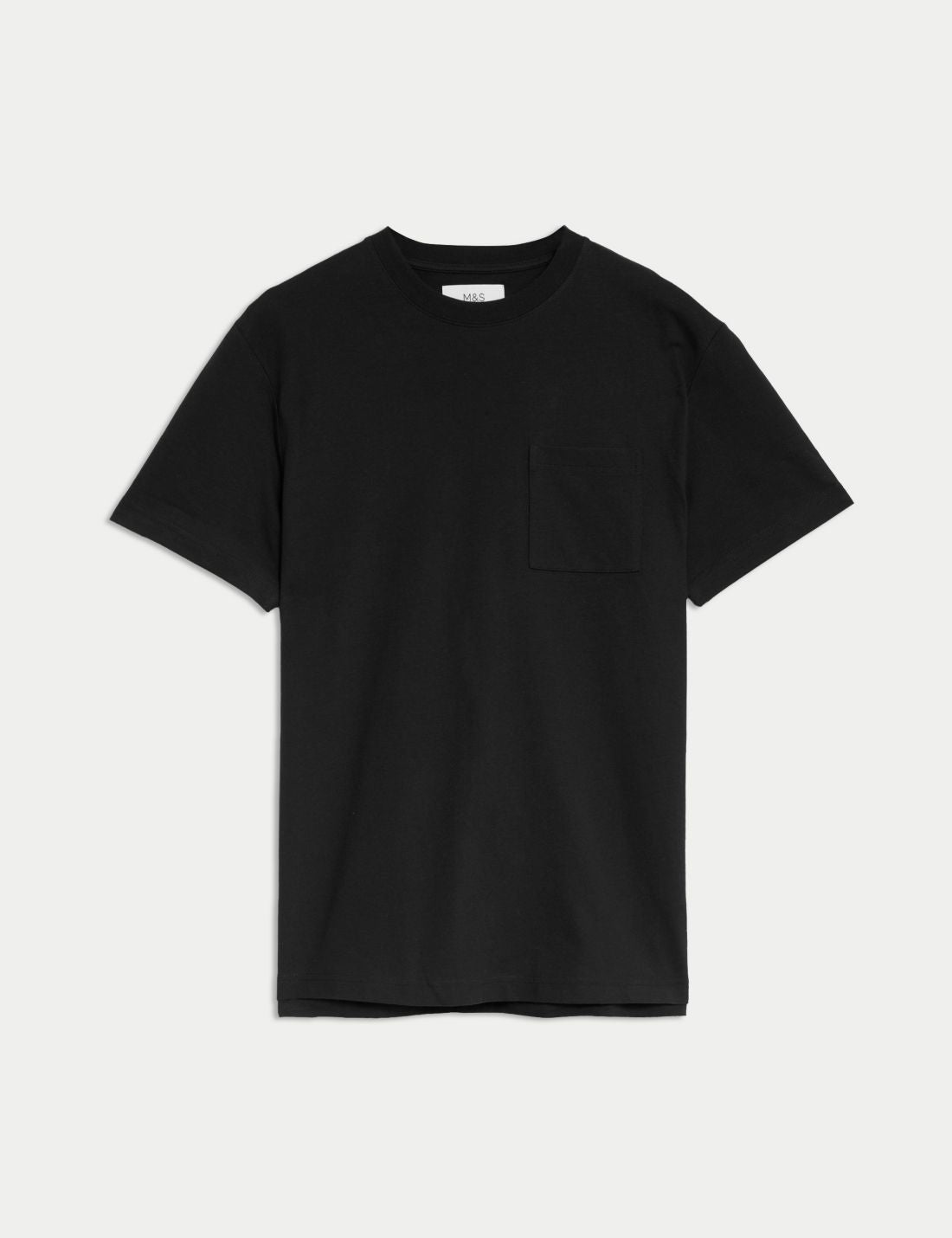 Saf Pamuklu Kısa Kollu T-shirt