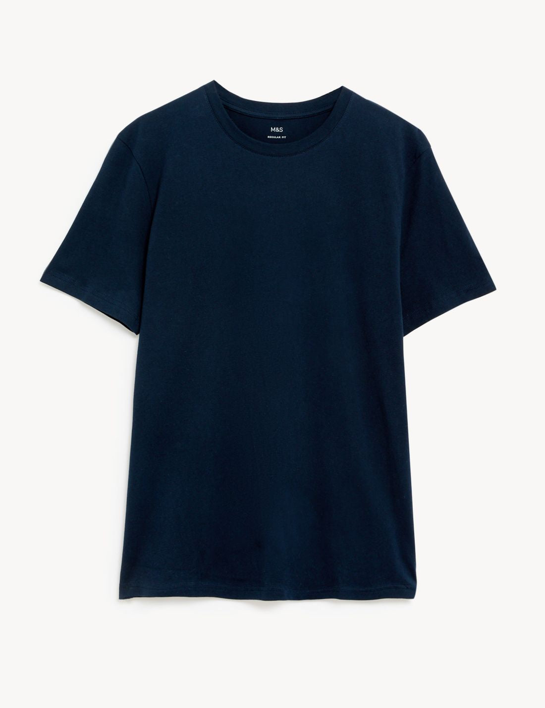 Saf Pamuklu Kısa Kollu T-shirt