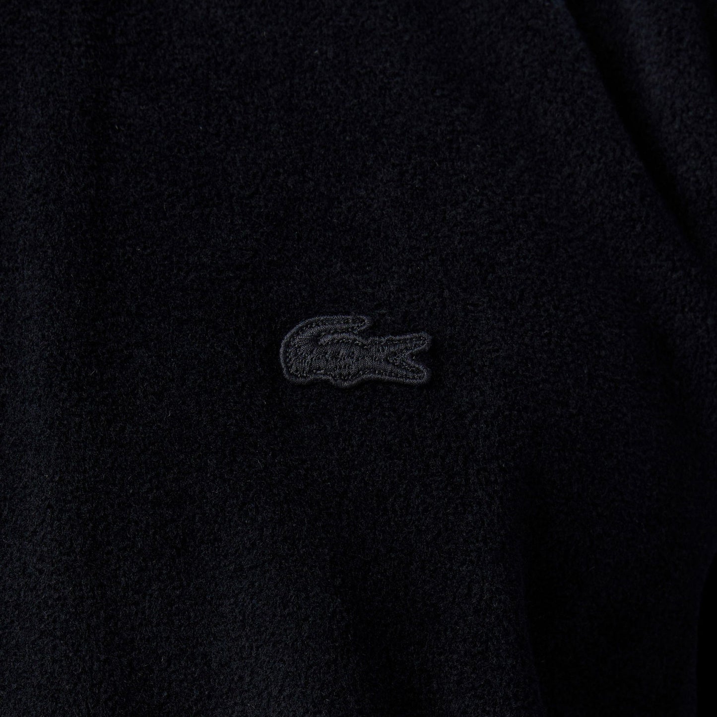 Lacoste Erkek Loose Fit Fermuarlı Siyah Sweatshirt