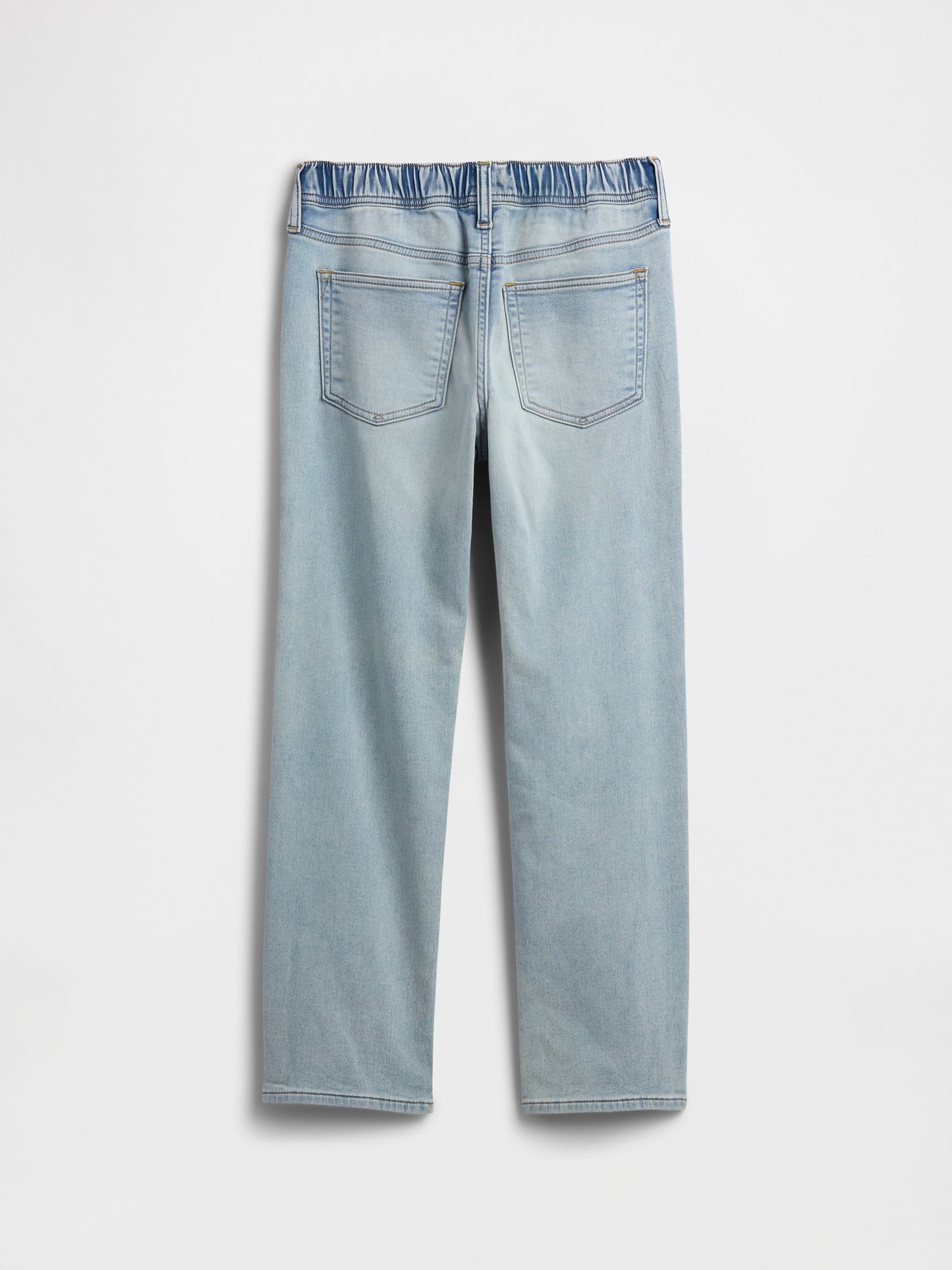 Açık Mavi Pull-on Original Straight Sweatpant Jean Pantolon