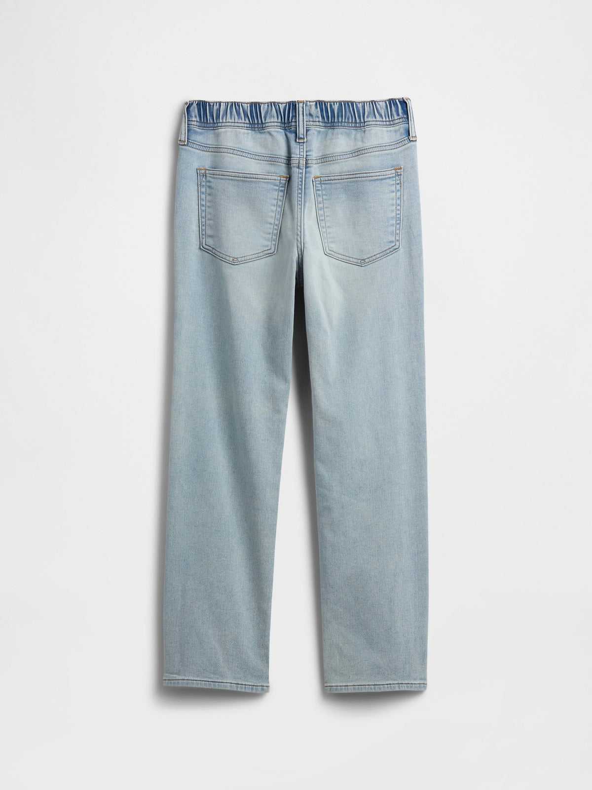 Açık Mavi Pull-on Original Straight Sweatpant Jean Pantolon