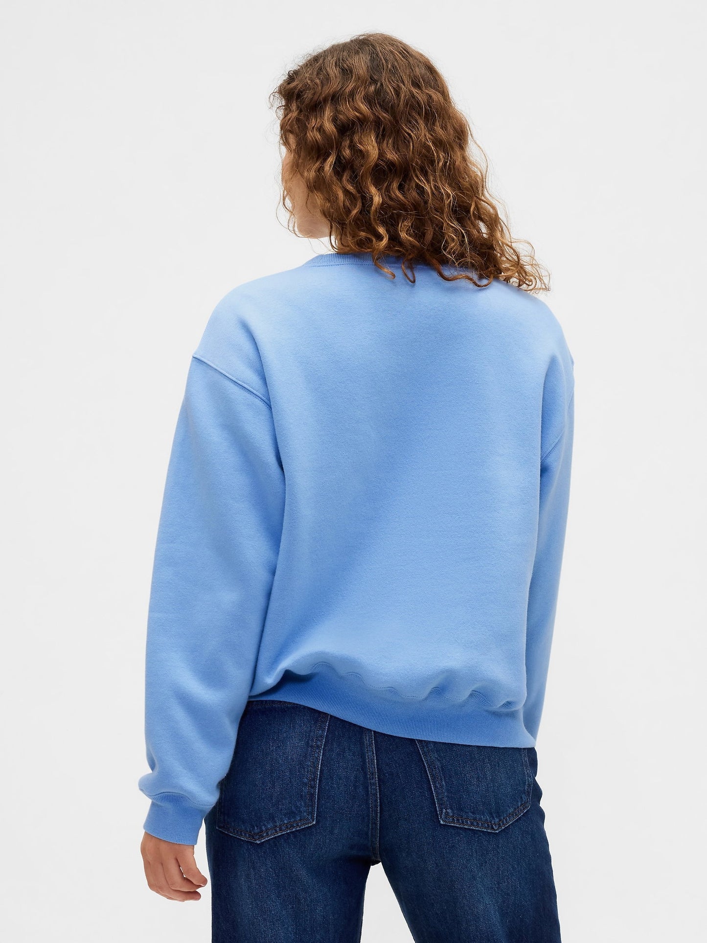 Açık Mavi Gap Logo Sweatshirt