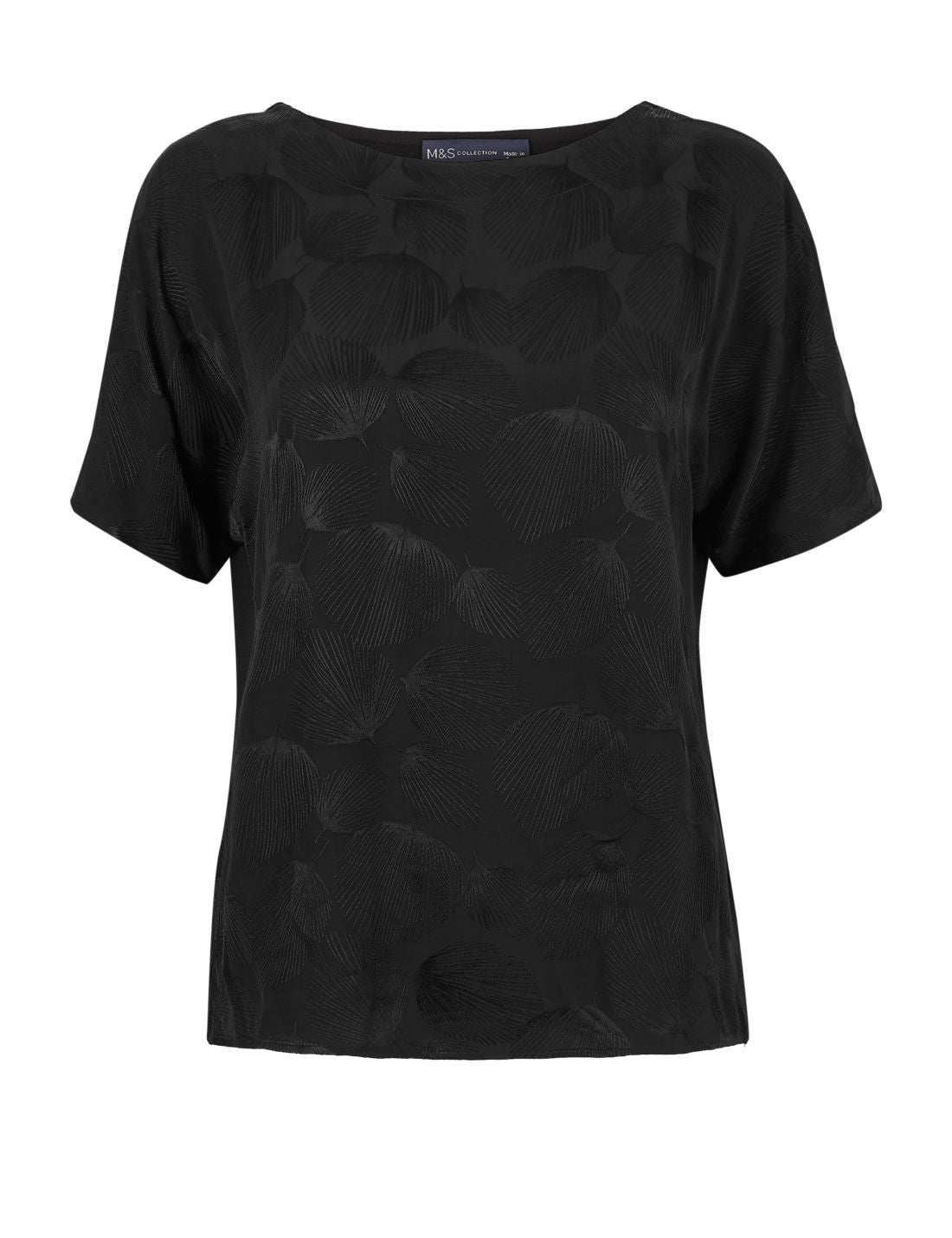 Jakarlı Straight Fit Bluz