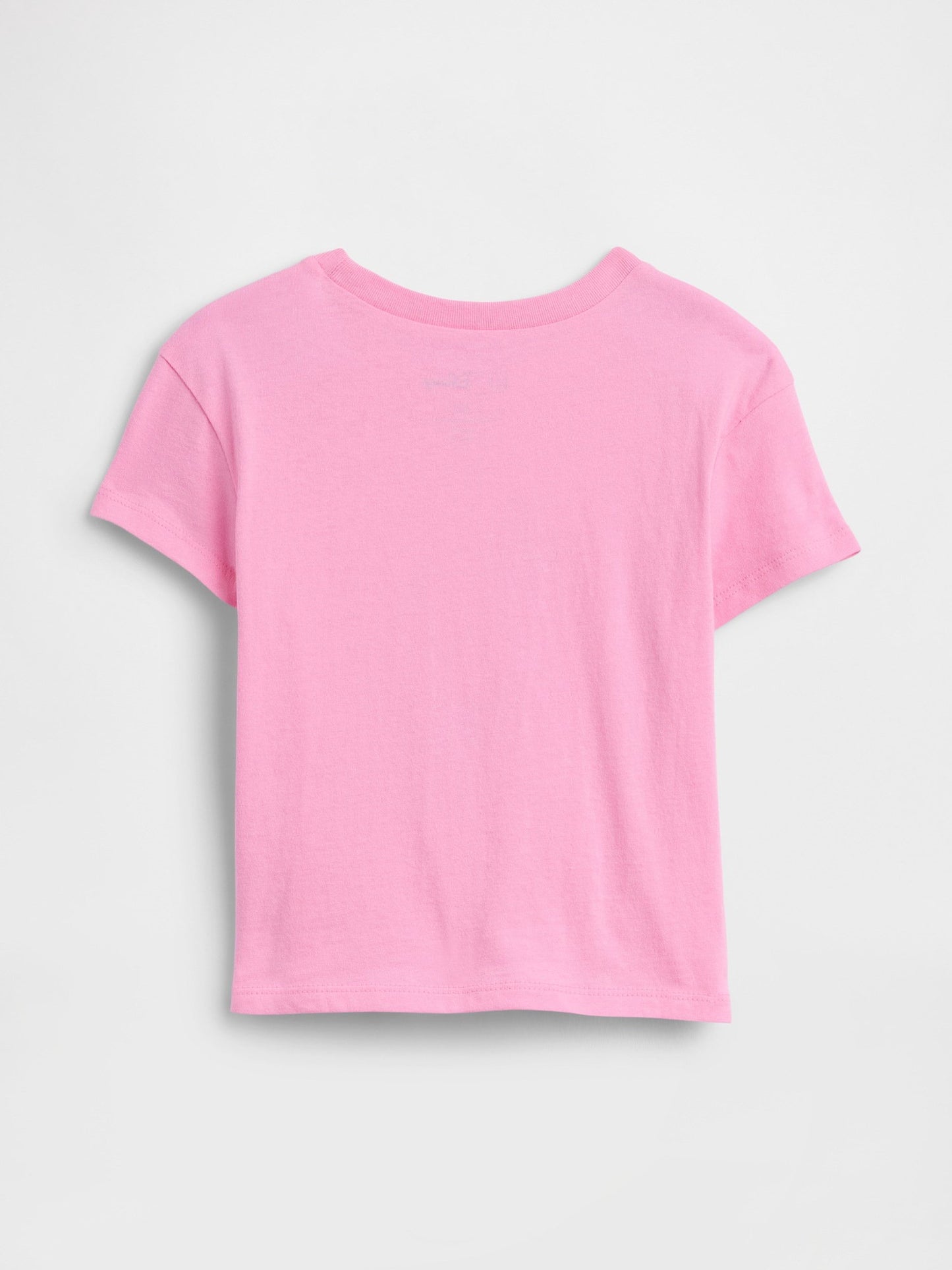 Açık Pembe Grafik Baskılı T-shirt