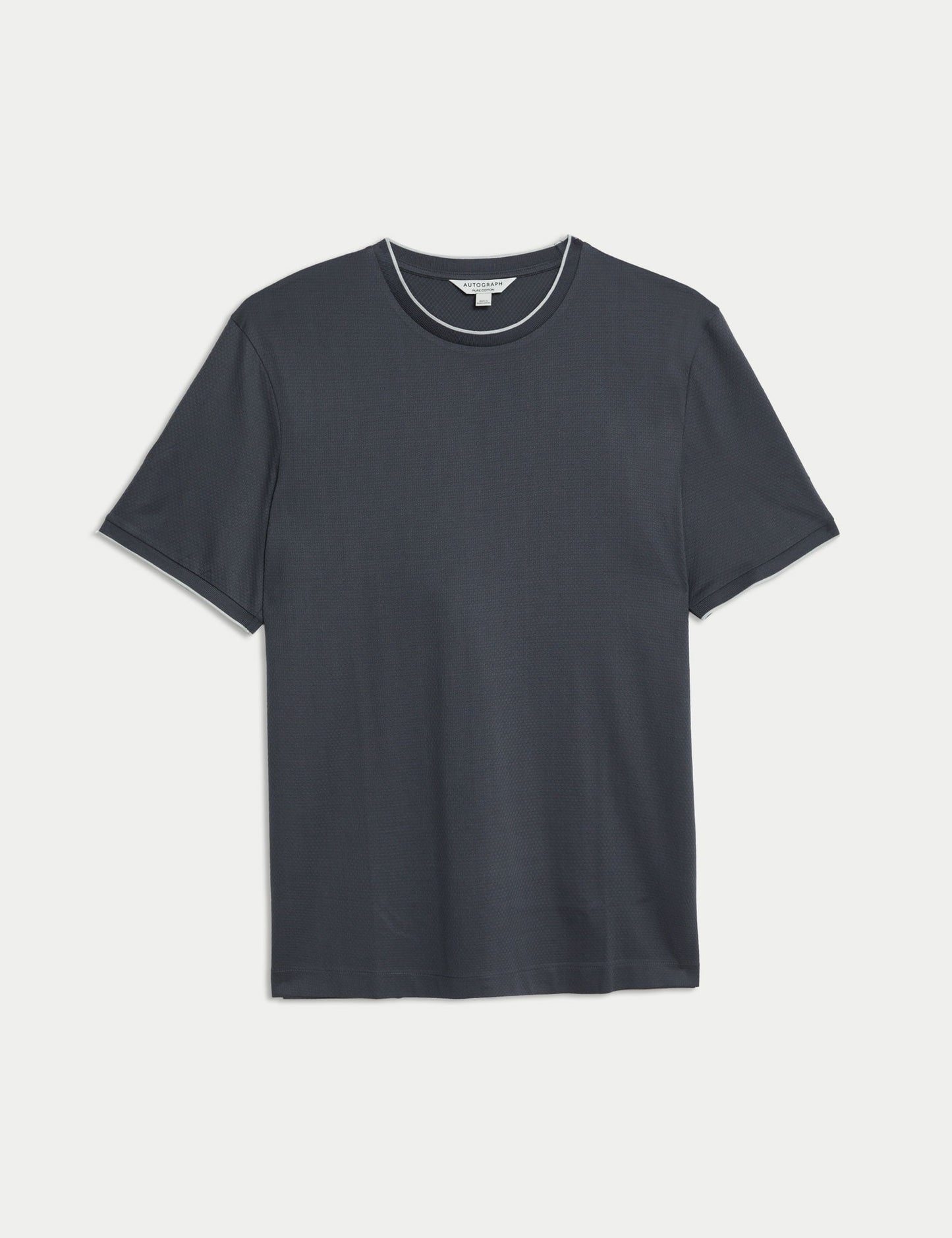 Saf Pamuklu Kısa Kollu T-shirt