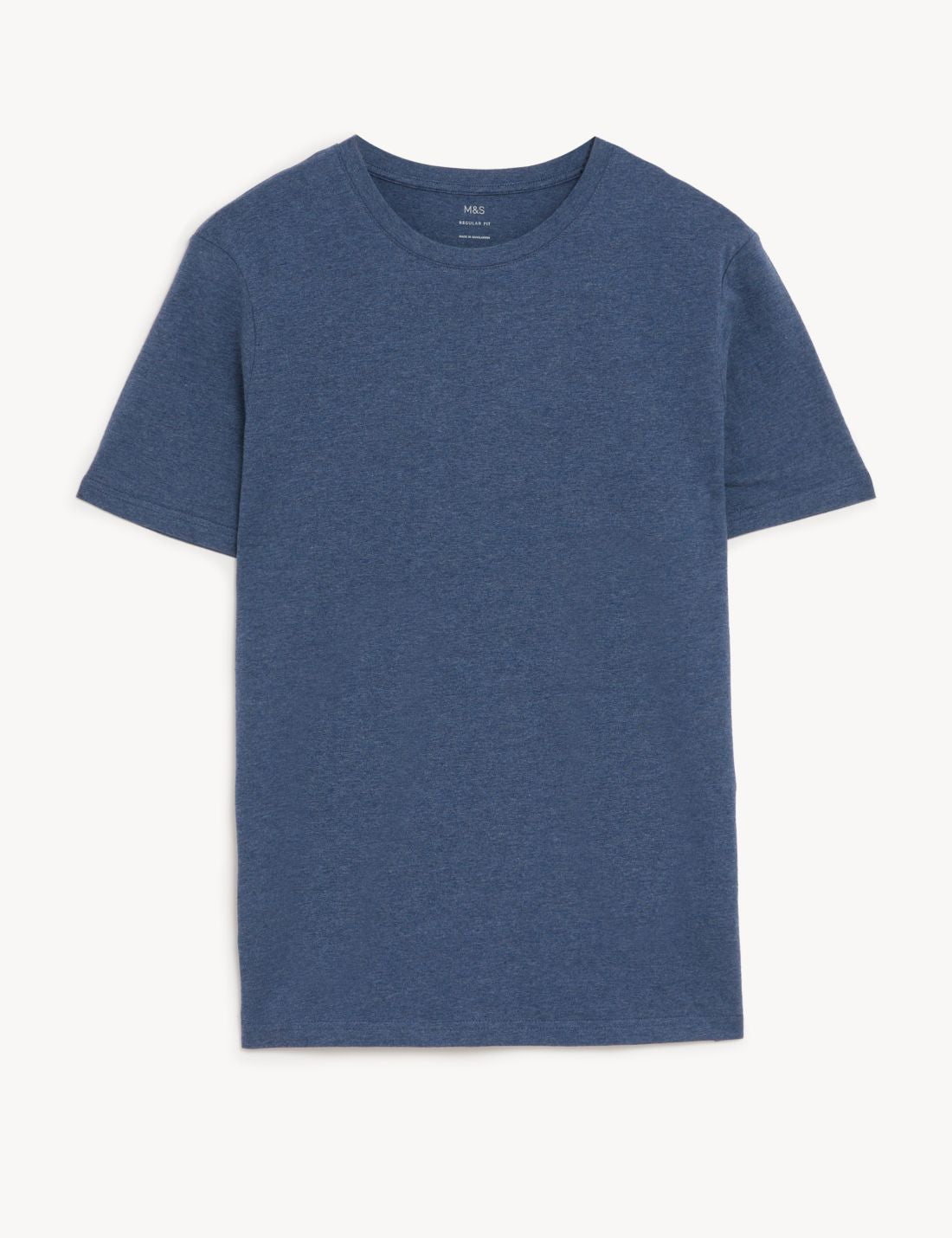 Saf Pamuklu Kısa Kollu T-shirt
