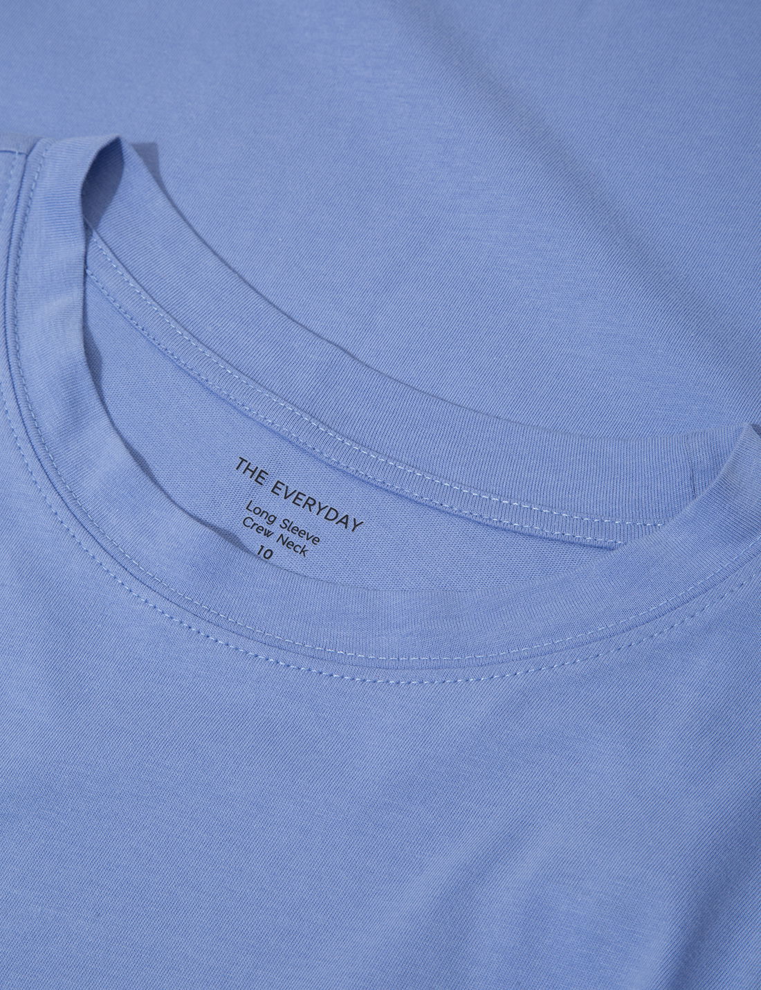 Saf Pamuklu Uzun Kollu T-shirt