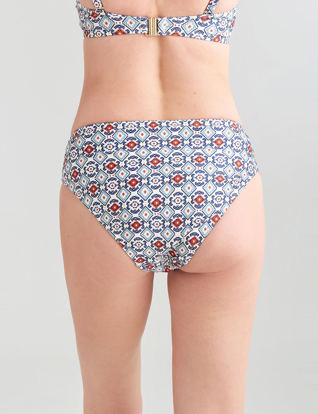 Desenli Yüksek Bel Bikini Altı