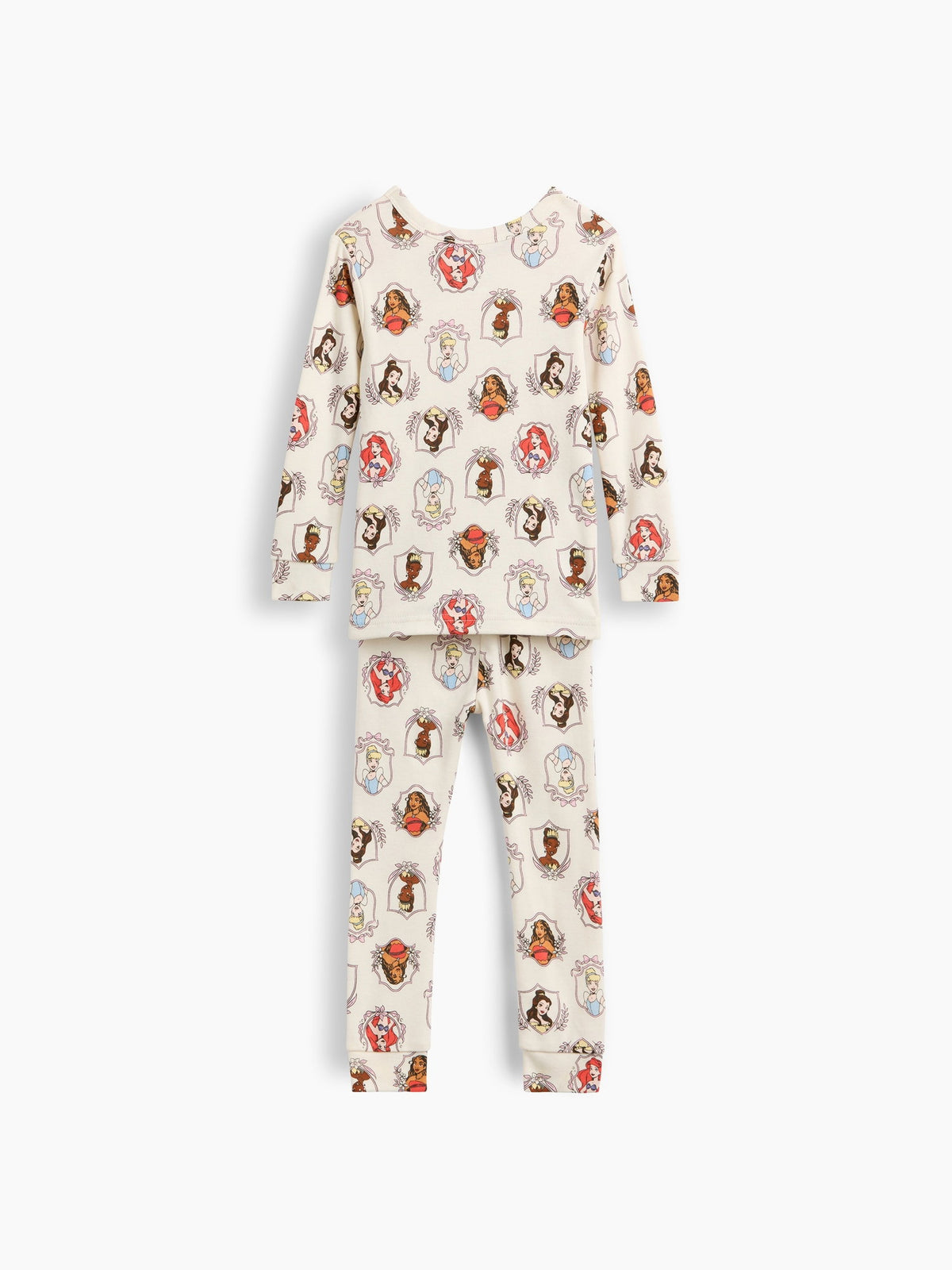Krem Organik Brushed Pamuk Pijama Takımı