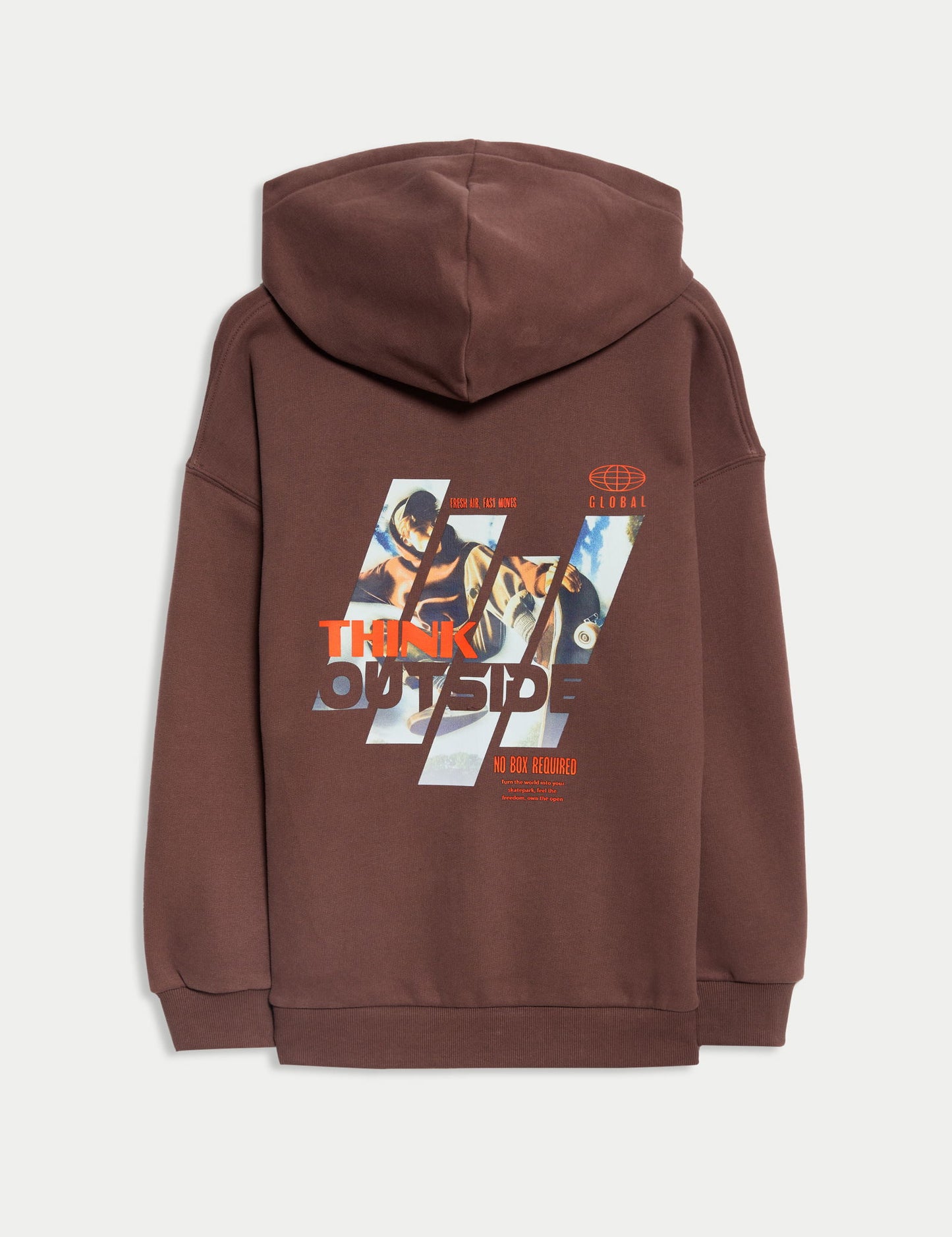 Pamuk Karışımlı Kapüşonlu Sweatshirt (6–16 Yaş)