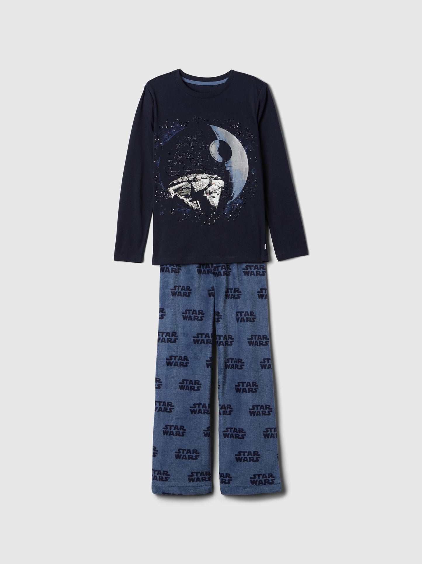 Lacivert Geri Dönüştürülmüş Star Wars™ Grafikli Pijama Takımı