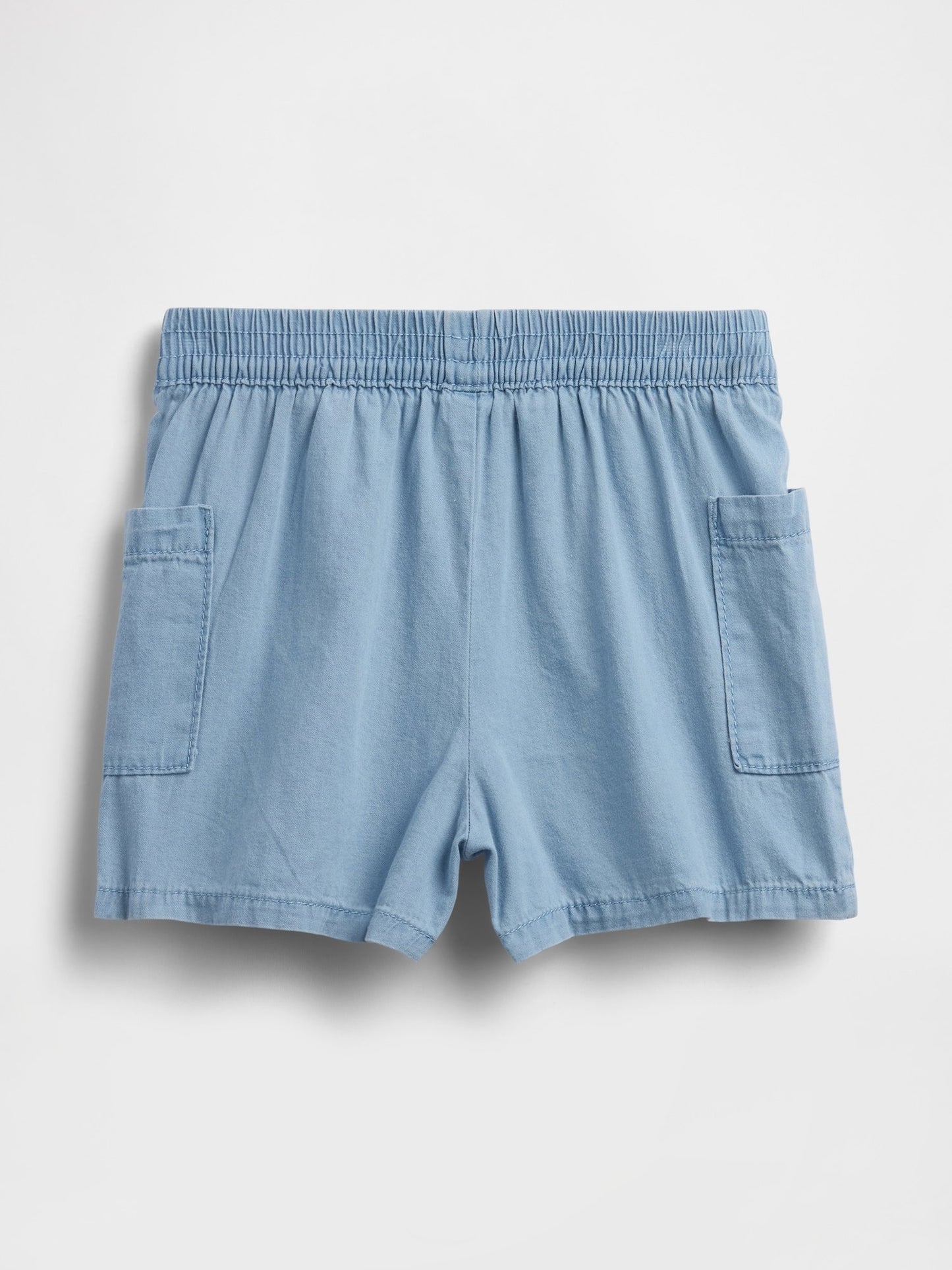 Lila Pull-on Keten Karışımlı Şort