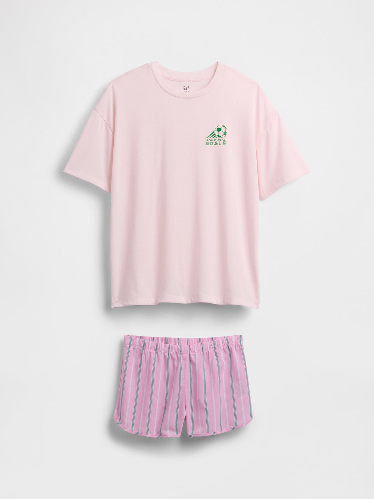 Lila Recycled Pijama Şort Takımı