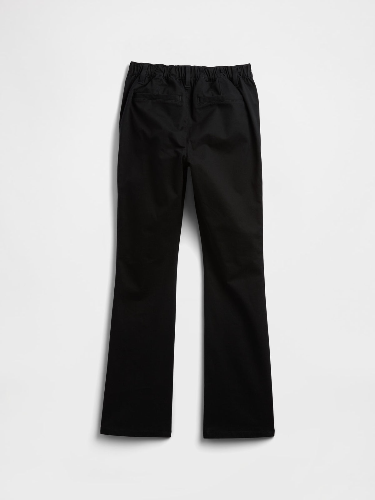 Siyah Uniform Flare Chino Pantolon