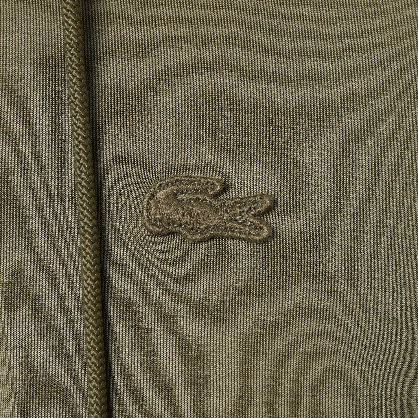 Lacoste Kadın Relaxed Fit Kapüşonlu Haki Sweatshirt