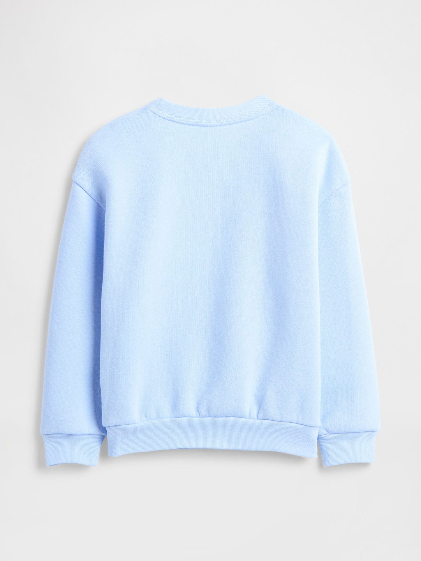 Açık Mavi Grafik Baskılı Sweatshirt
