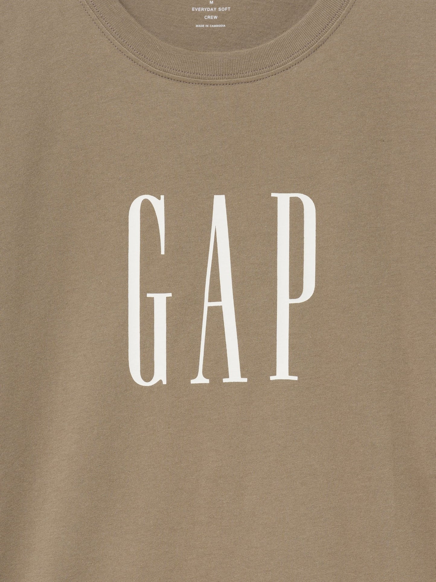 Açık Kahverengi Everyday Soft Relaxed Grafik Baskılı T-shirt