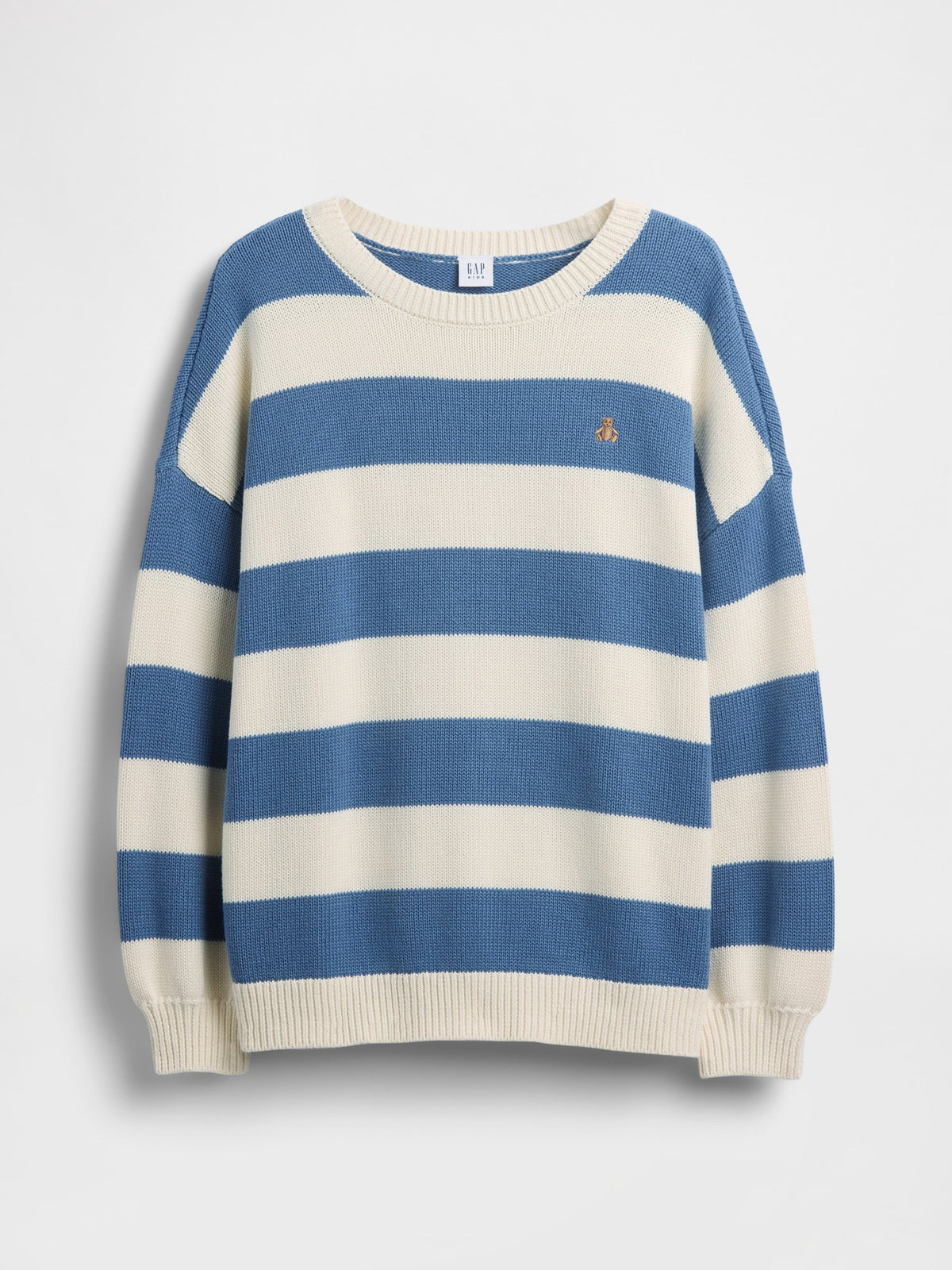 Beyaz Oversize Tunik Kazak