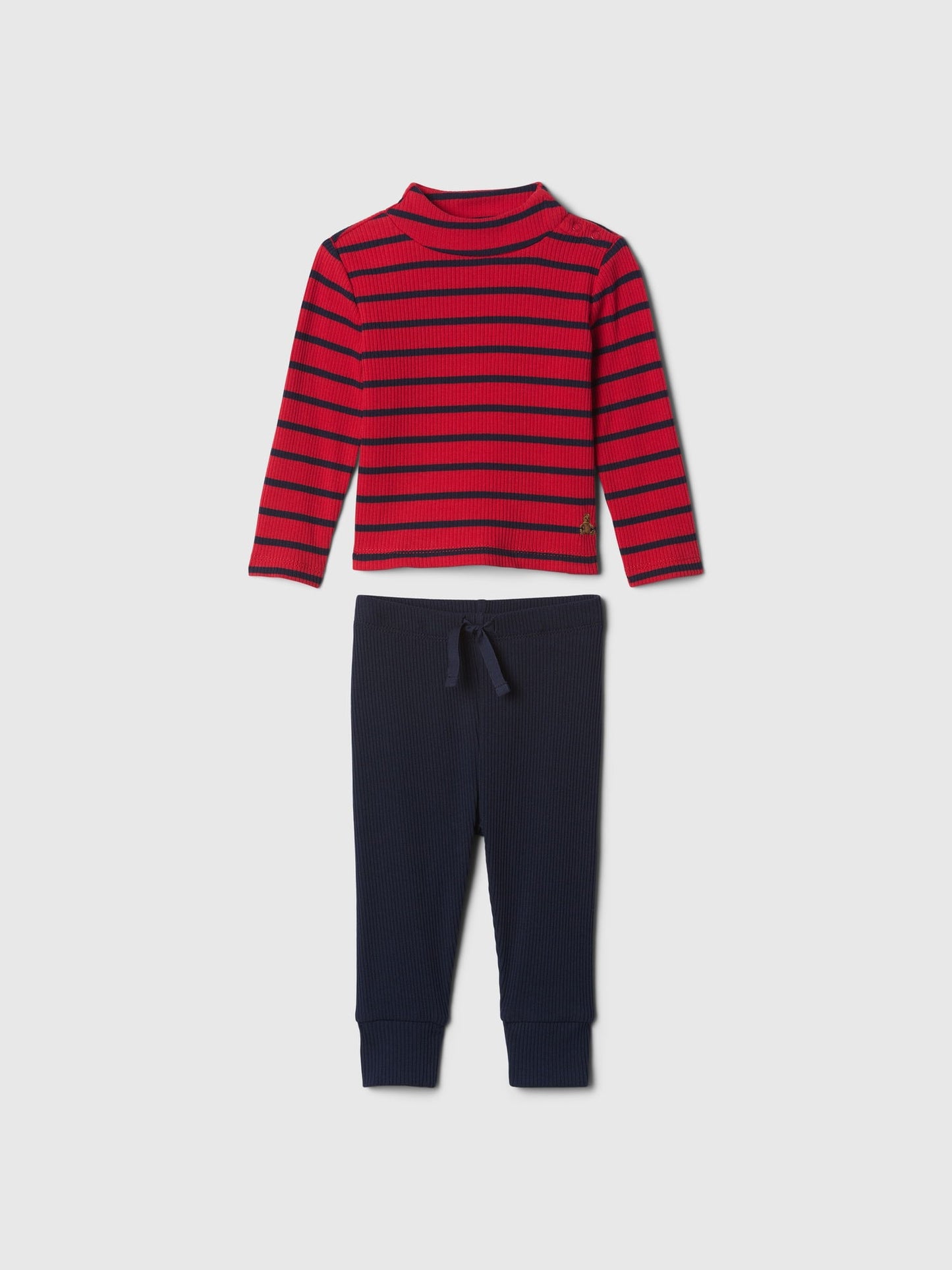 Kırmızı Fitilli Balıkçı Yaka Outfit Set