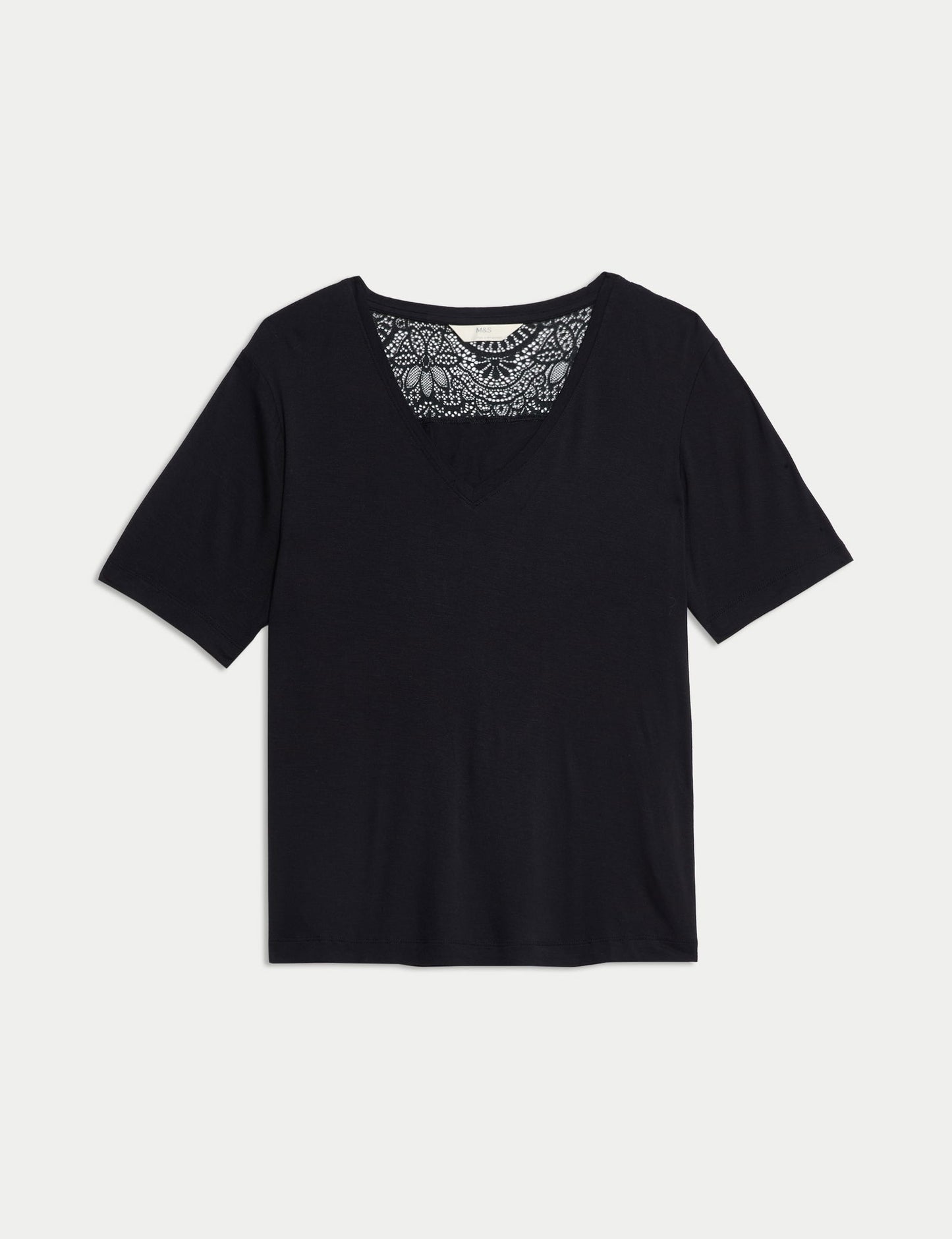 Dantel Detaylı Pijama Üstü