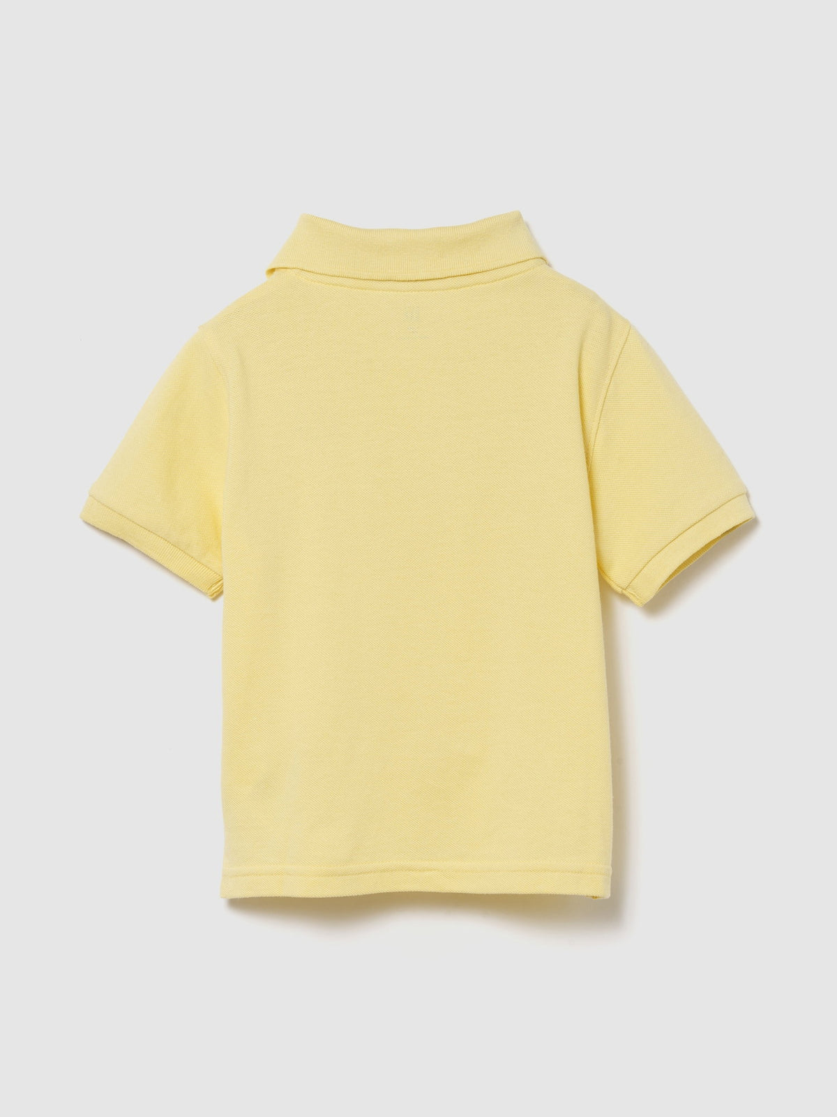 Sarı Logo Pique Polo T-shirt