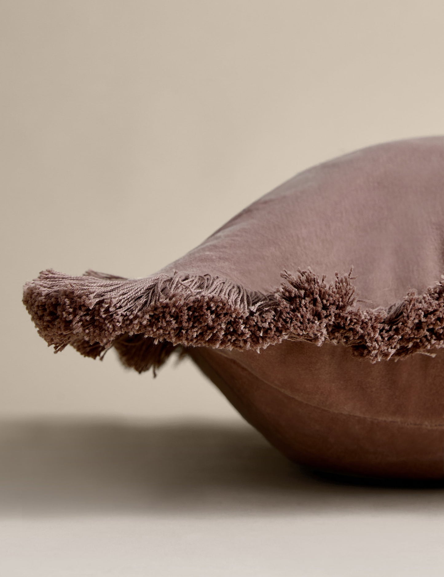 Saf Pamuklu Kadife Kırlent