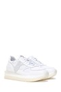 Beyaz Kadın Deri Dolgu Topuk Sneakerbeyaz Kadın Deri Dolgu Topuk Sneaker - 23sfd380114