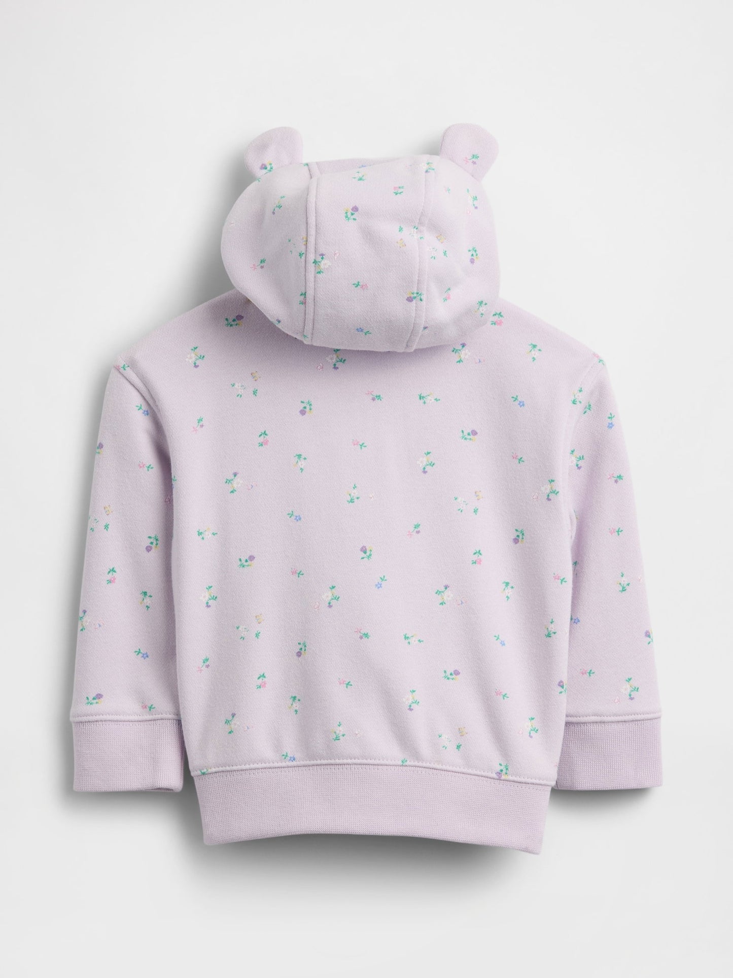 Lila Vintagesoft Terry Gap Logo Fermuarlı Sweatshirt