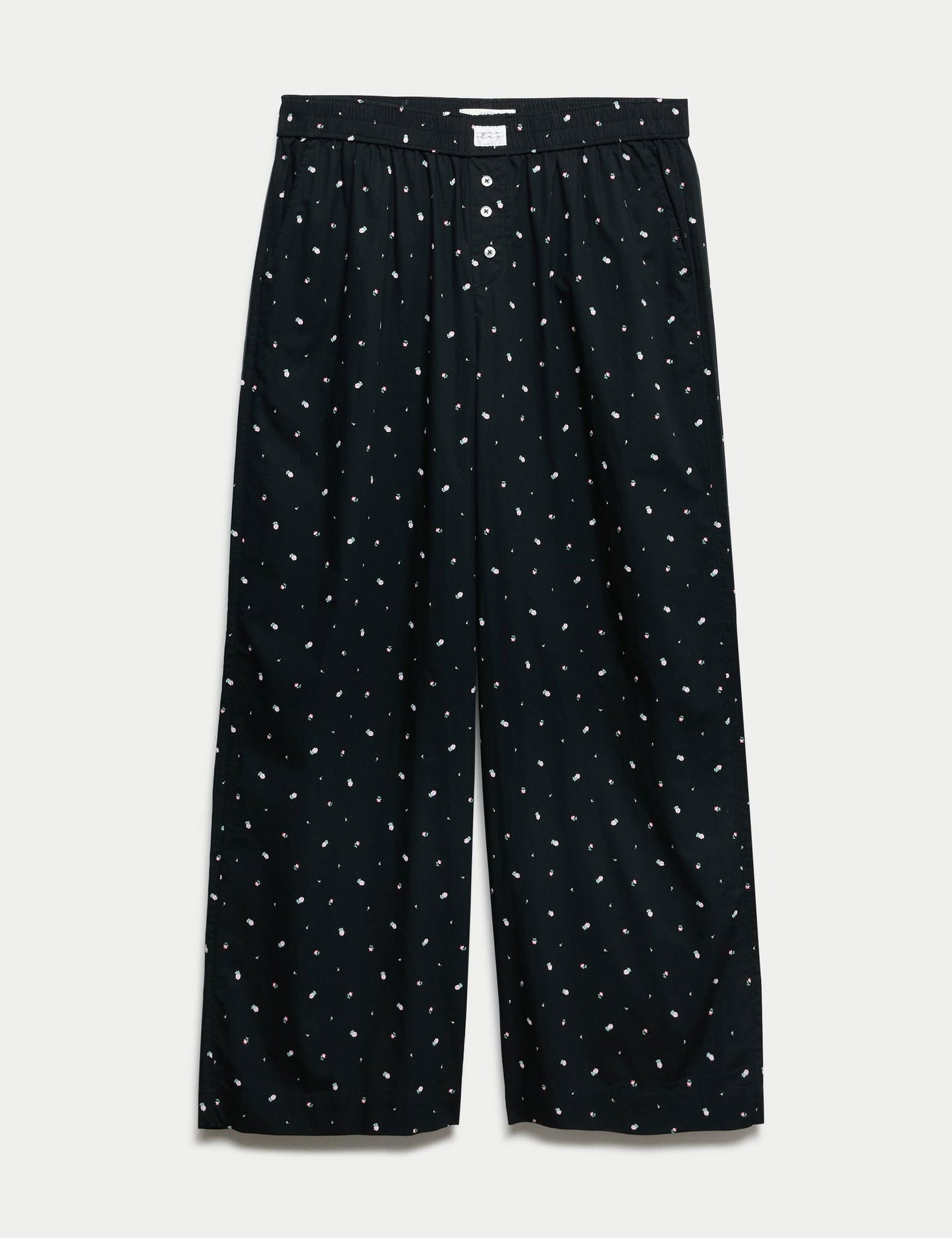 Çiçek Desenli Pijama Altı