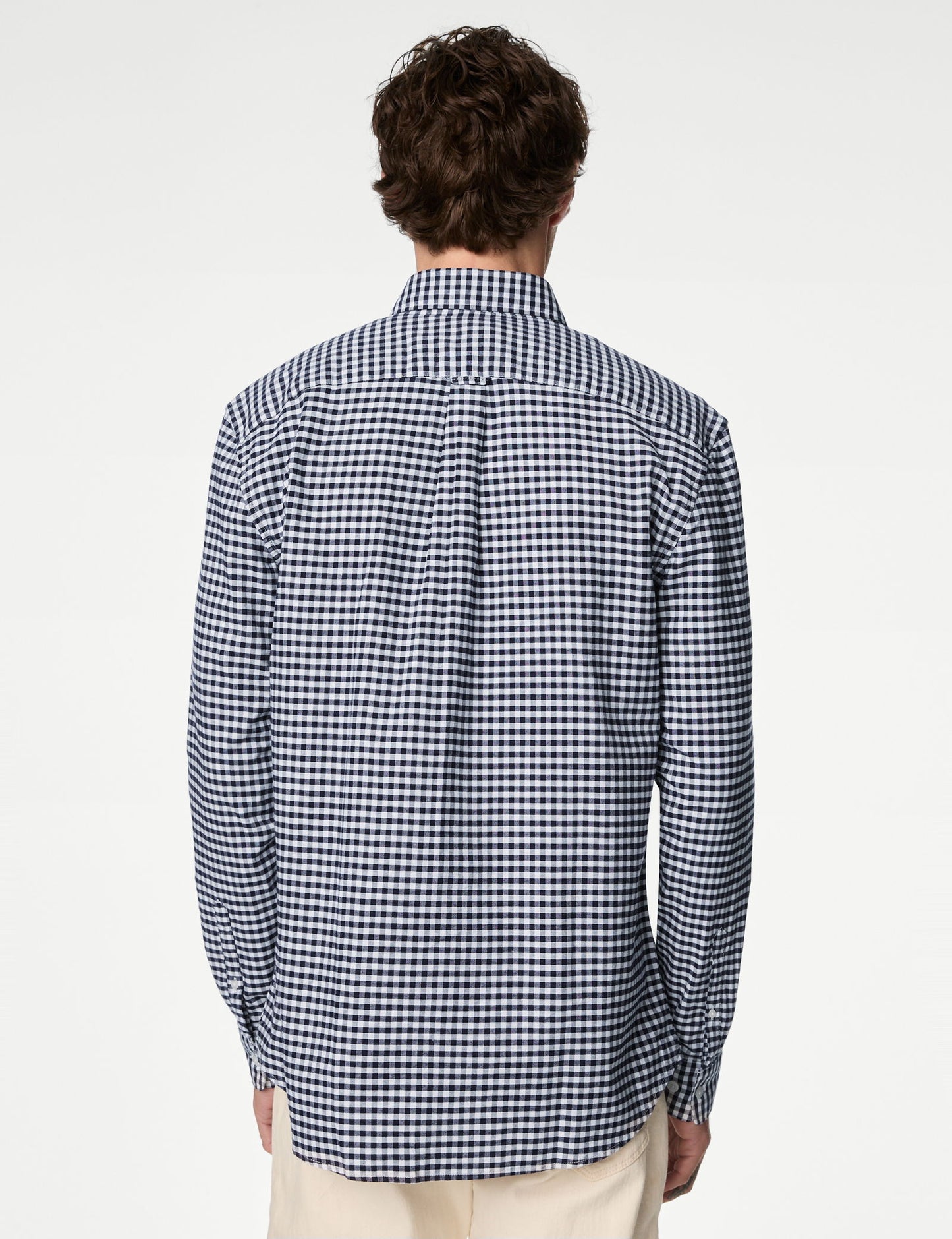 Saf Pamuklu Regular Fit Oxford Gömlek