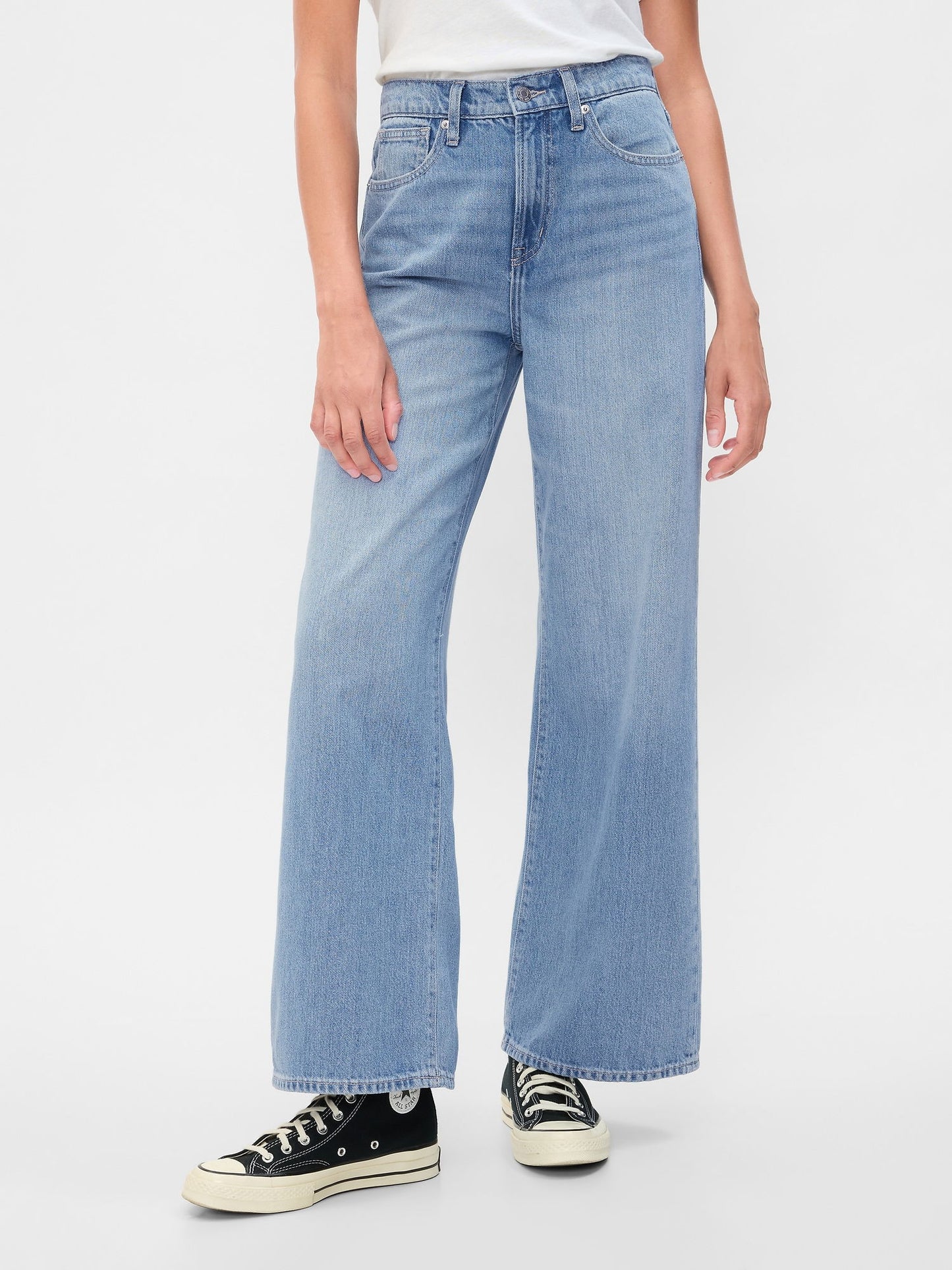 Mavi High Rise Wide Leg Jean Pantolon