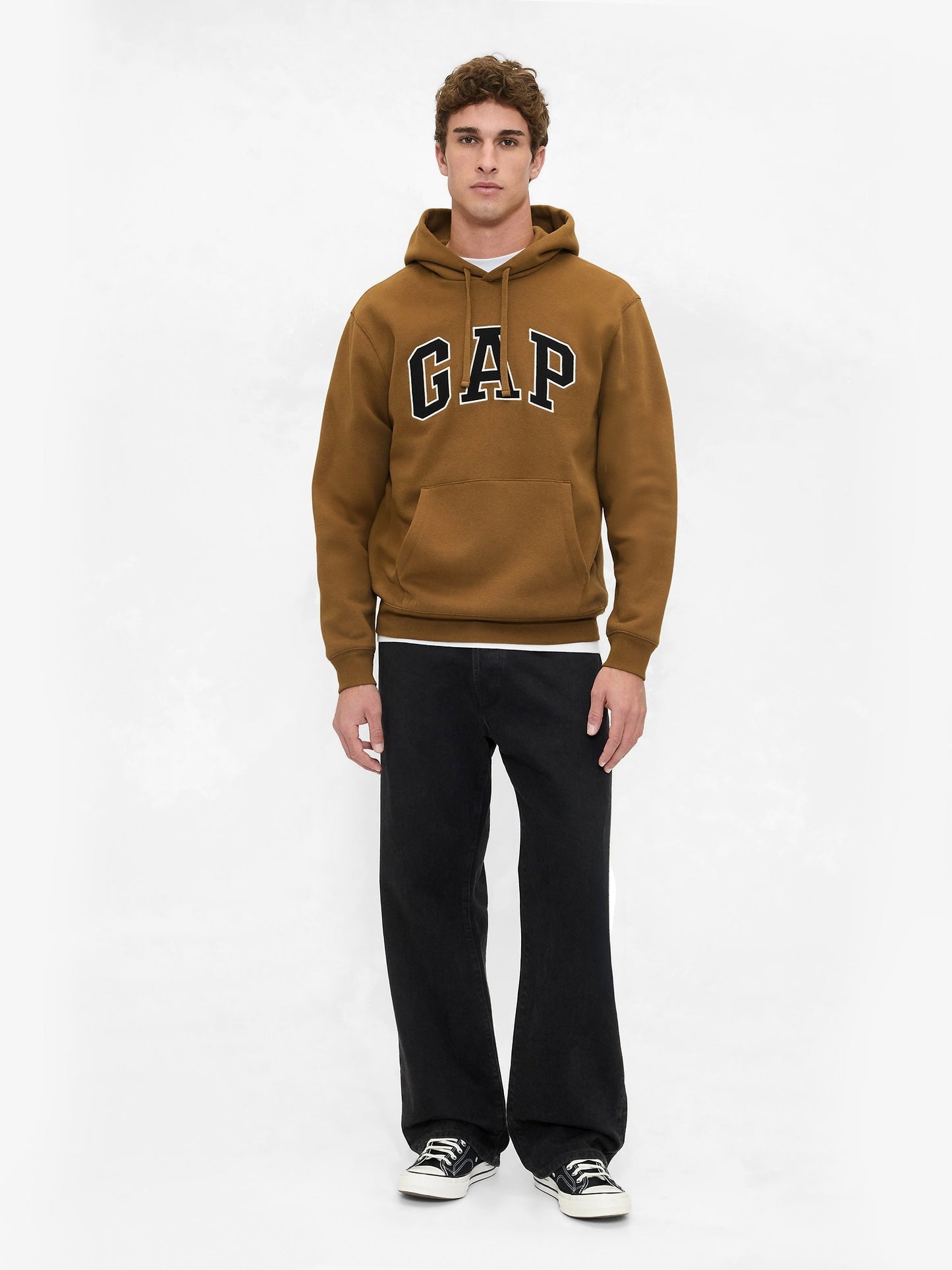 Açık Kahverengi Vintagesoft Arch Gap Logo Sweatshirt