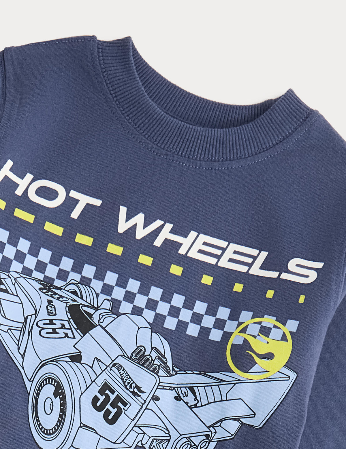 Hot Wheels™ Baskılı Saf Pamuklu Pijama Takımı