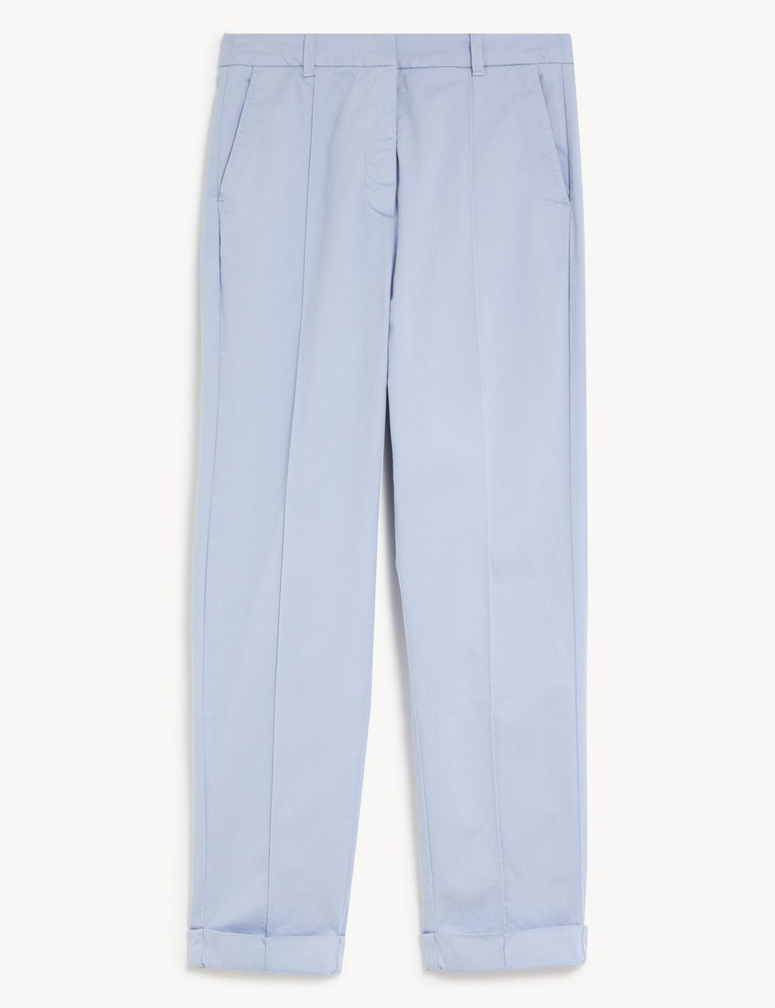 Slim Fit Crop Chino Pantolon