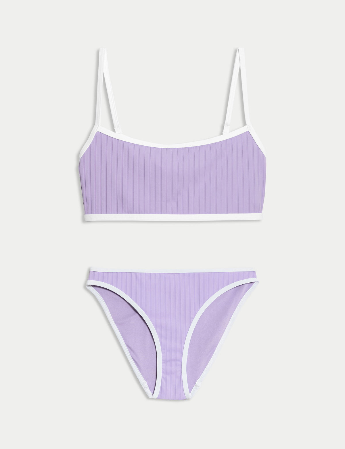 Fitilli Kenar Detaylı Yüksek Belli Bikini Altı