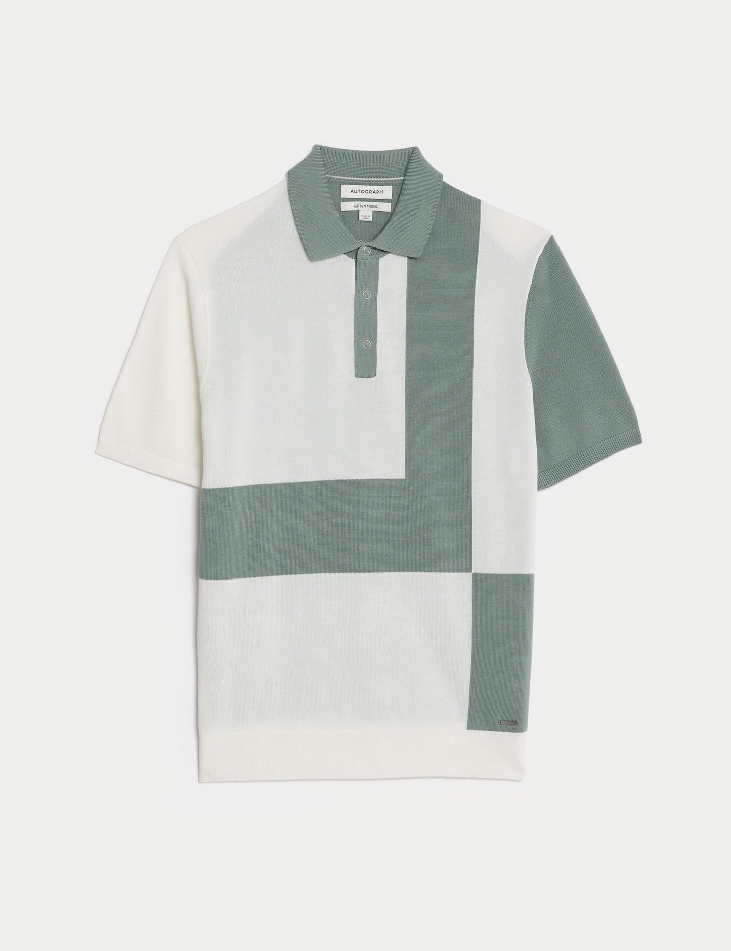 Kısa Kollu Örme Polo Yaka T-shirt