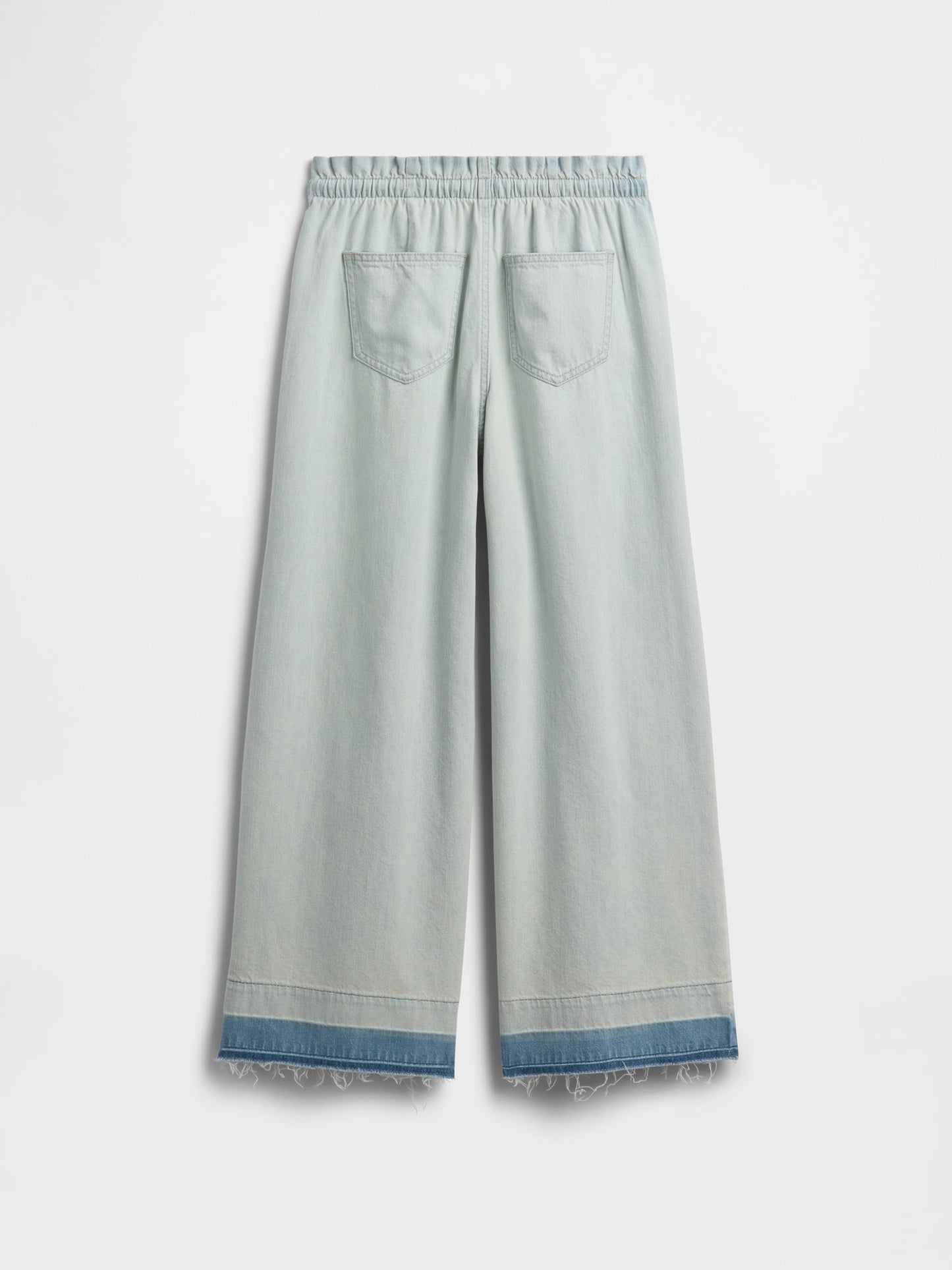 Açık Mavi Mid Rise Superlight Pull-on Baggy Jean Pantolon