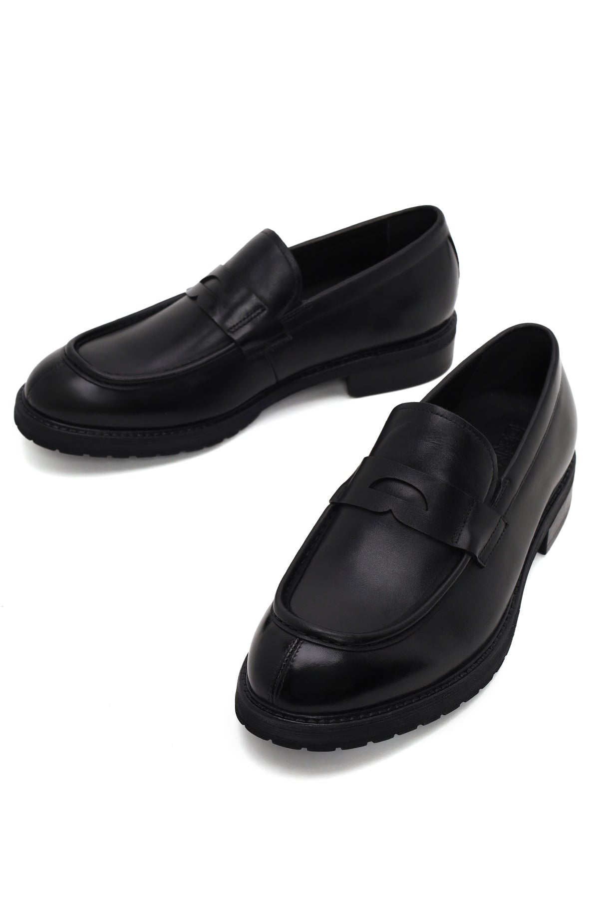 Erkek Siyah Deri Casual Loafer