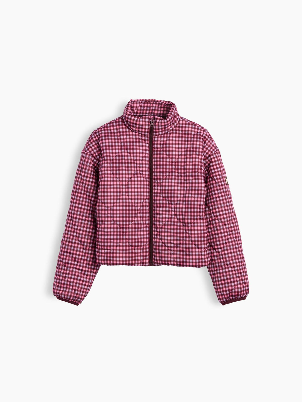 Açık Mavi Relaxed Puffer Şişme Mont
